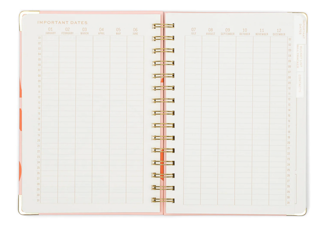 Designwork Ink-Undated Planner/Ajanda 13 Month Planner And Sticker Sheet, My Time-Defter-12-Milagron.com