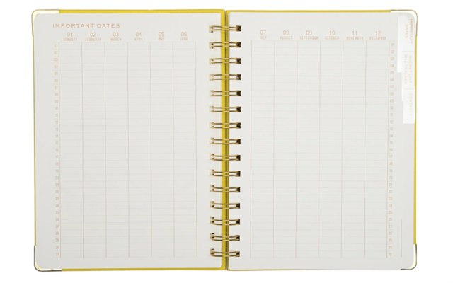 Designwork Ink-Undated Planner/Ajanda 13 Month Planner And Sticker Sheet, My Time-Defter-6-Milagron.com