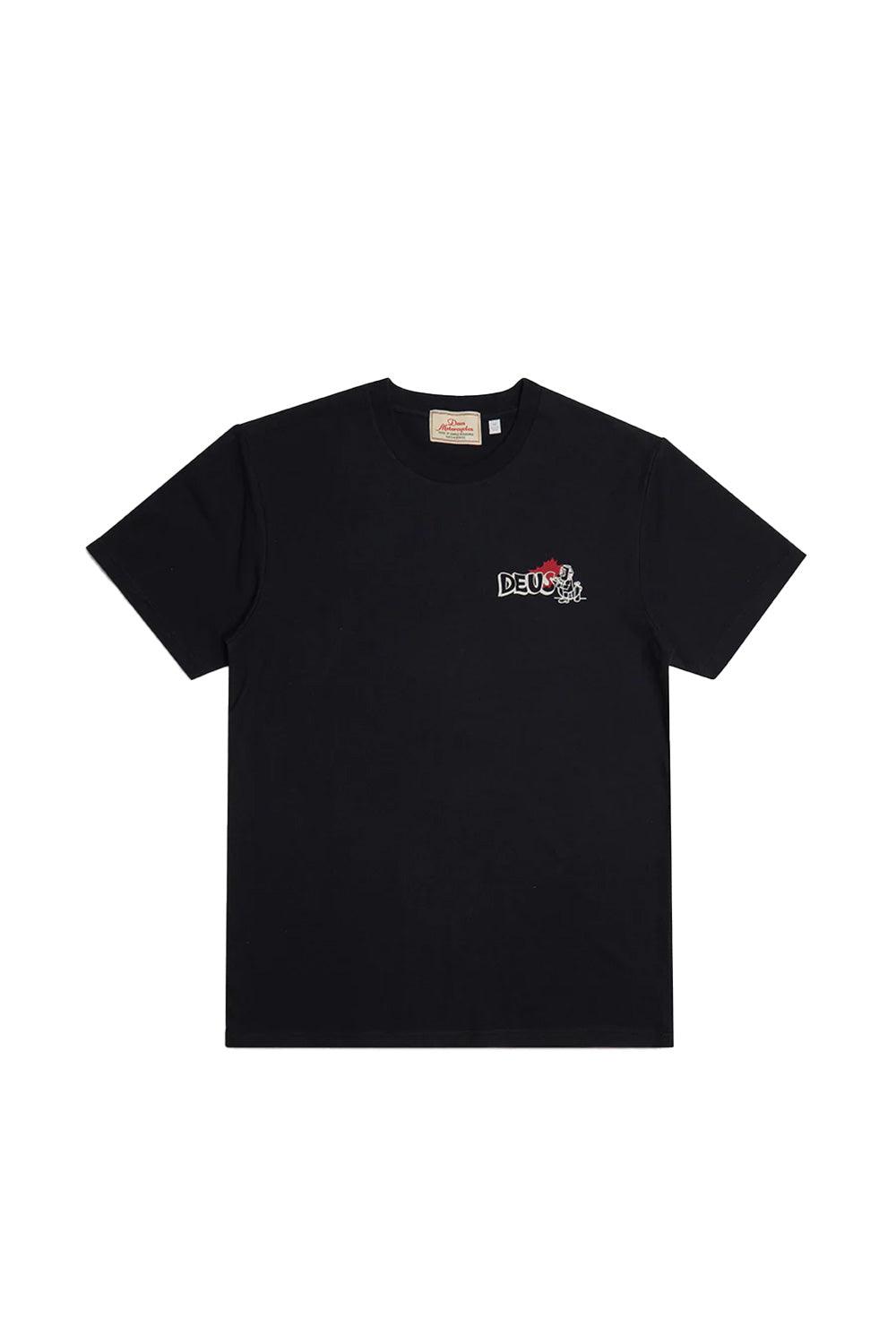 Deus-Flash Tee Black-T-Shirts-4-Milagron.com