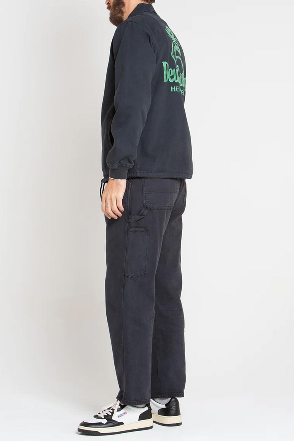 Deus-Heavyweight Canvas Coach Anthracite-Ceket-3-Milagron.com