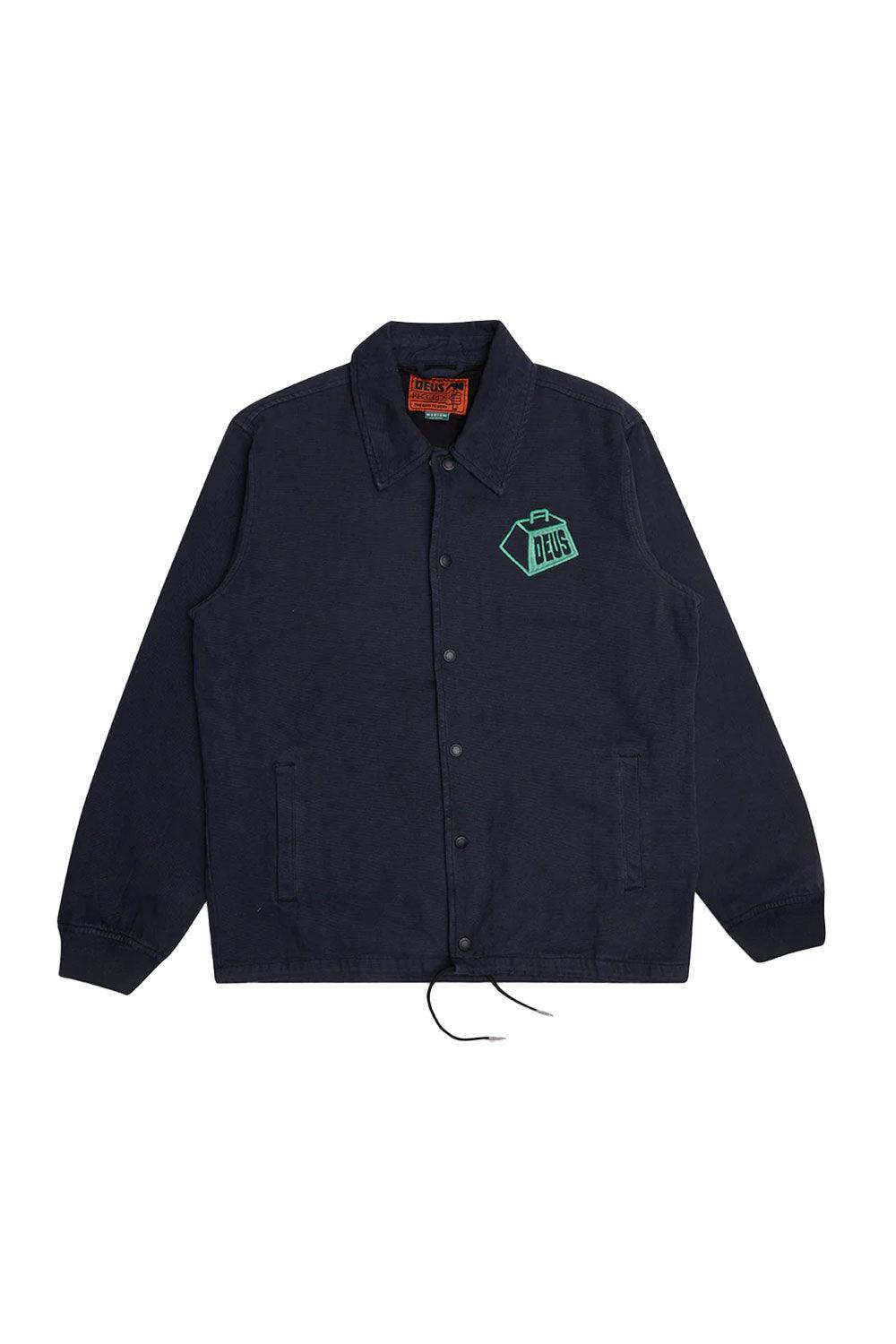 Deus-Heavyweight Canvas Coach Anthracite-Ceket-5-Milagron.com