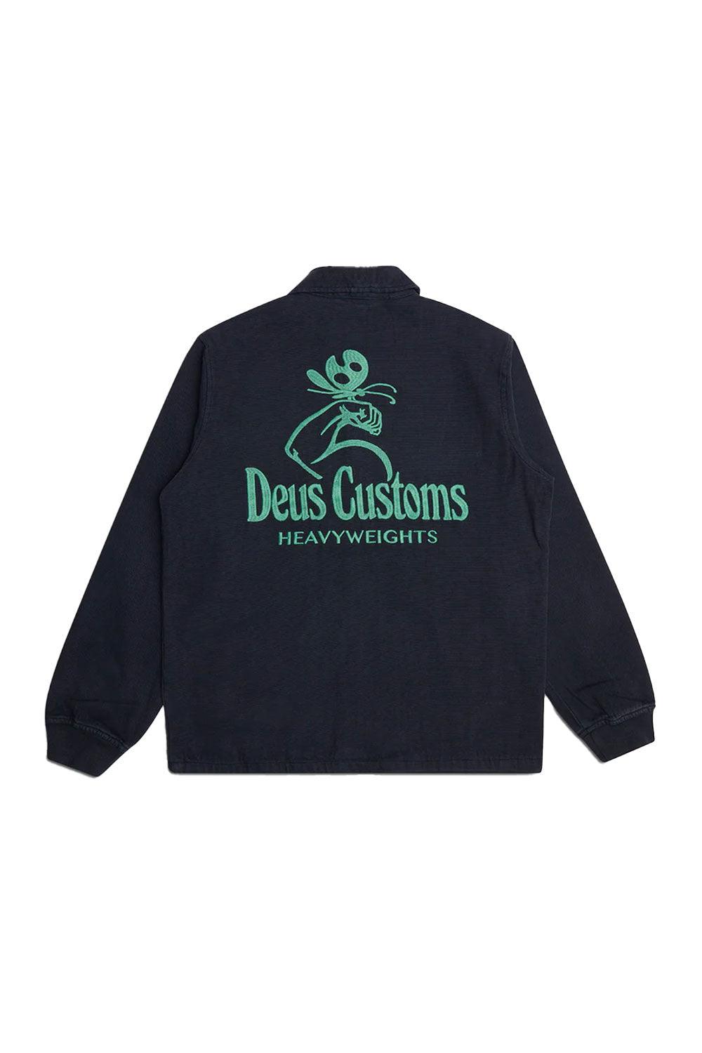 Deus-Heavyweight Canvas Coach Anthracite-Ceket-6-Milagron.com