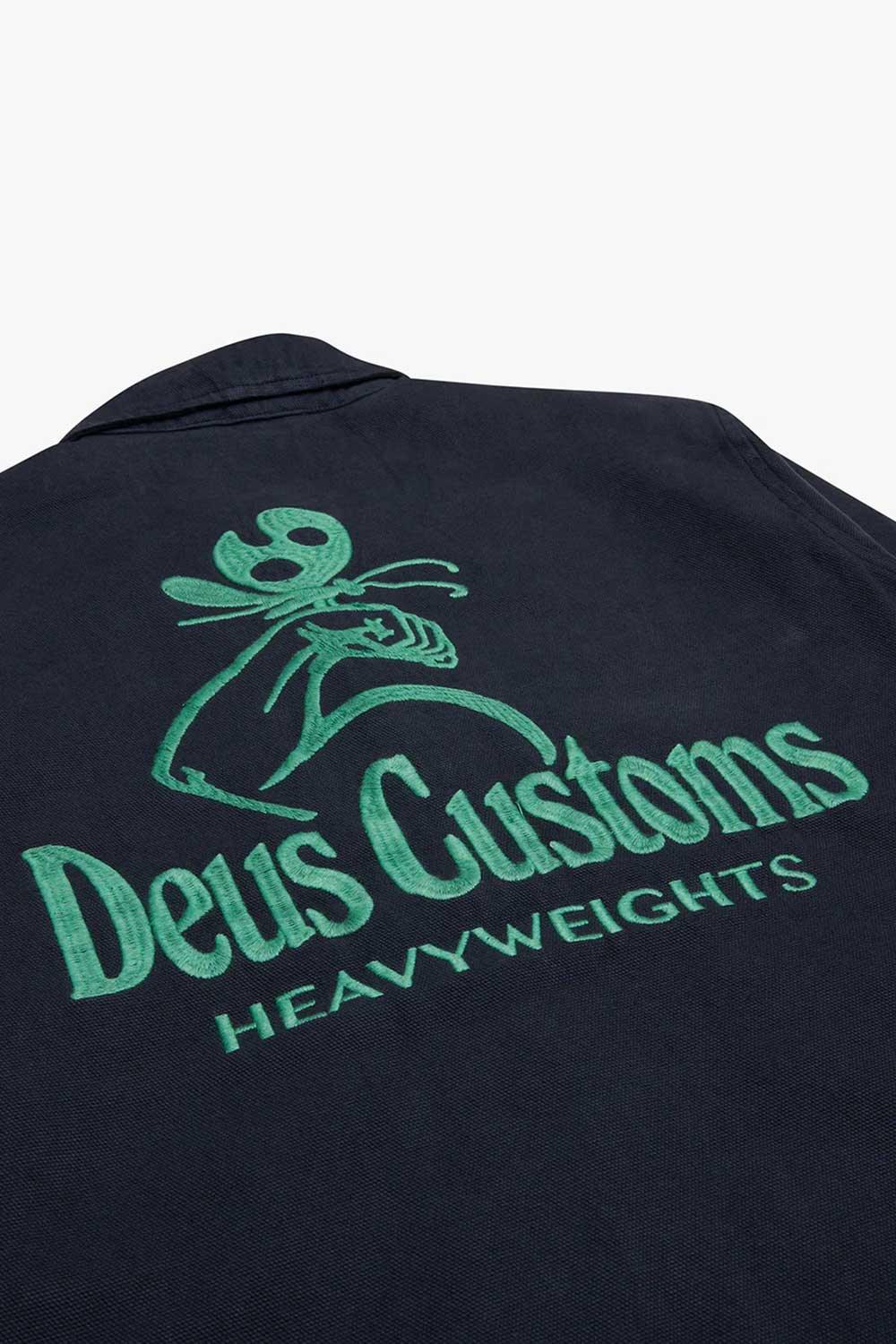 Deus-Heavyweight Canvas Coach Anthracite-Ceket-7-Milagron.com