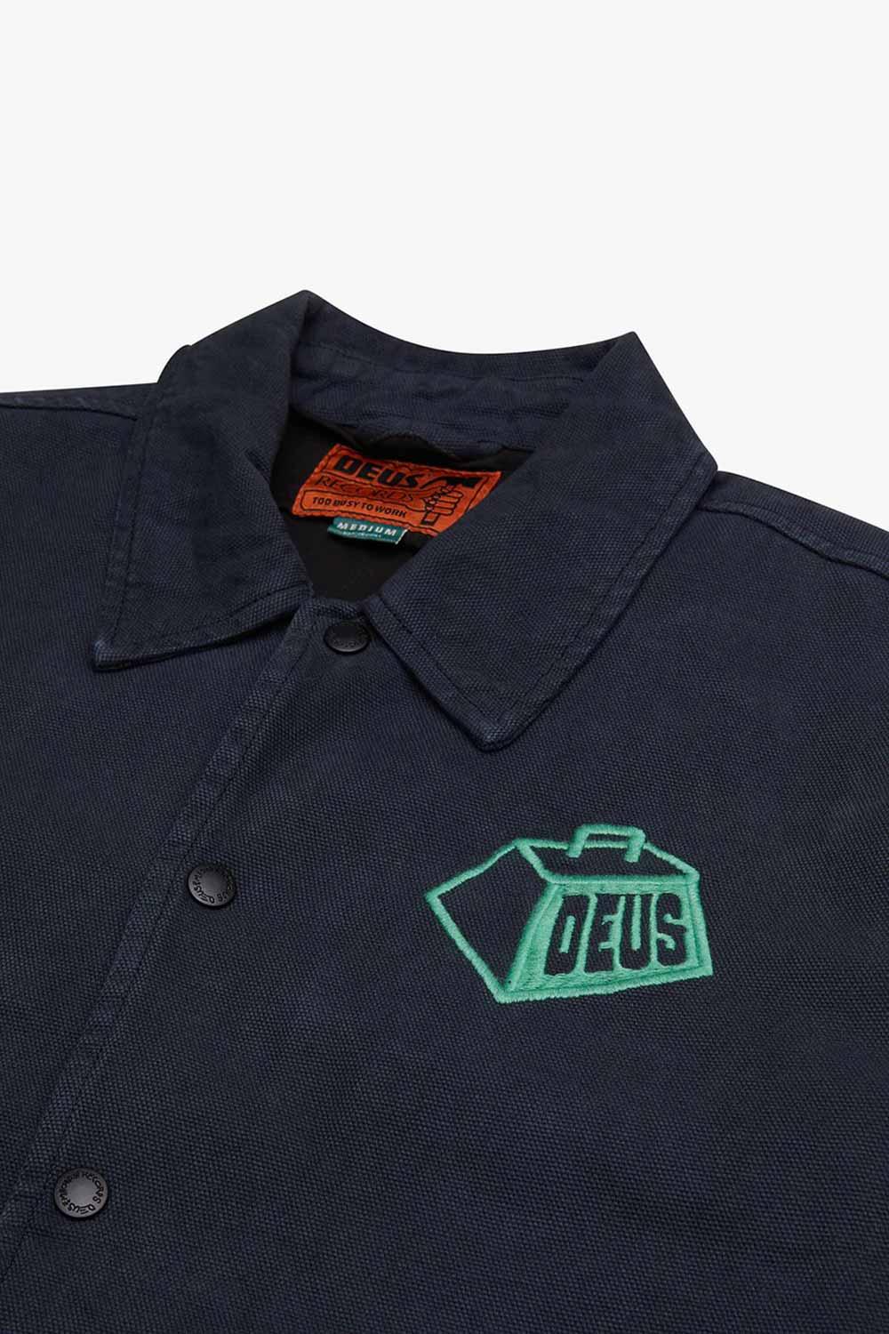 Deus-Heavyweight Canvas Coach Anthracite-Ceket-8-Milagron.com