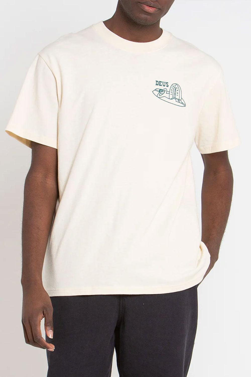 Deus-Layback Tee Dirty White-T-Shirts-3-Milagron.com