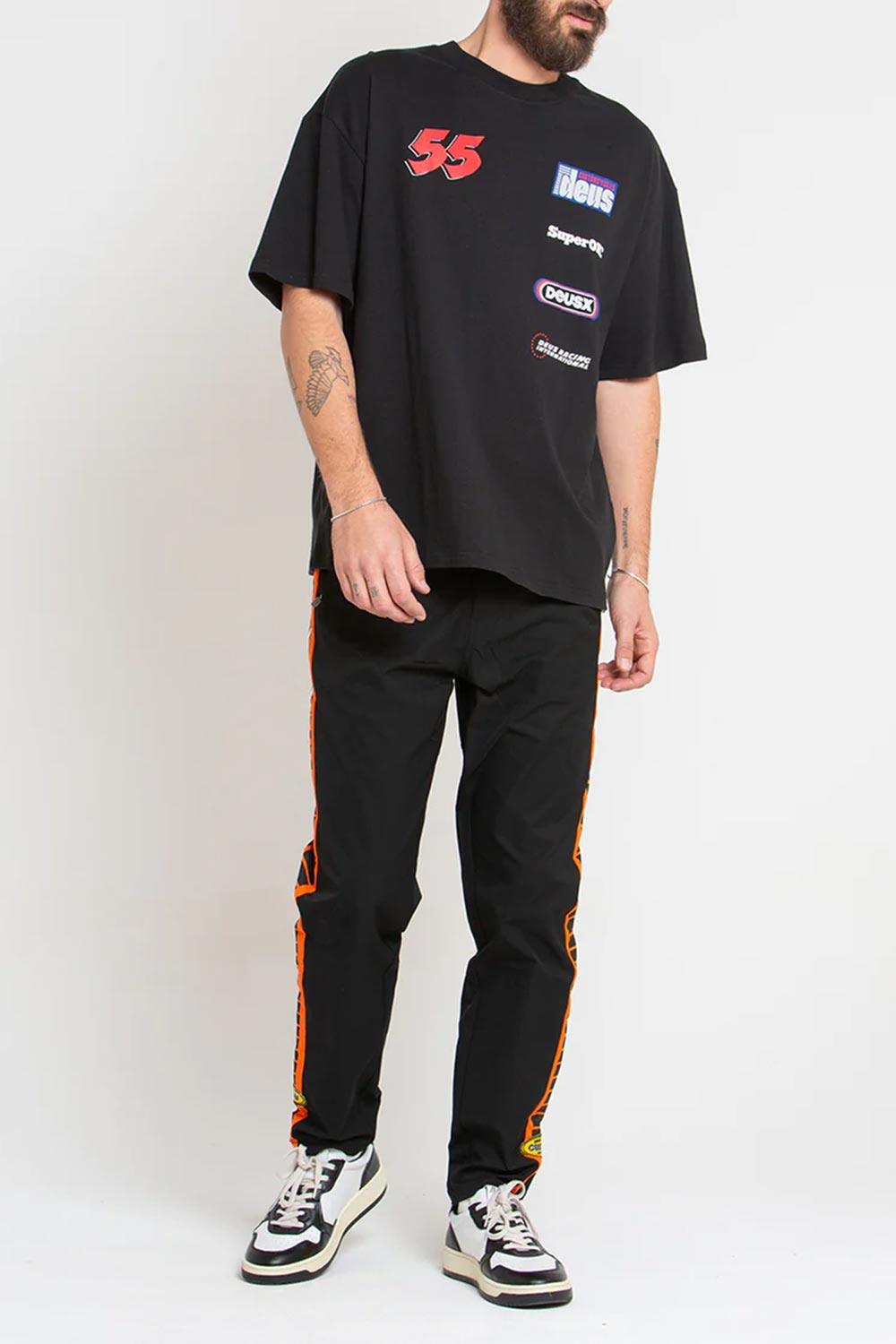 Deus-Moto Decal Tee Black-T-Shirts-3-Milagron.com