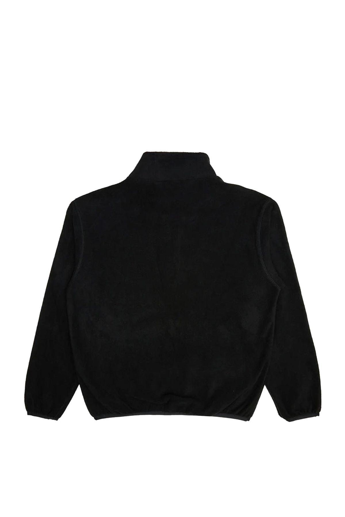 Deus-Munster Zip Polar Fleece Trek Black-Sweatshirts & Hoodies-5-Milagron.com