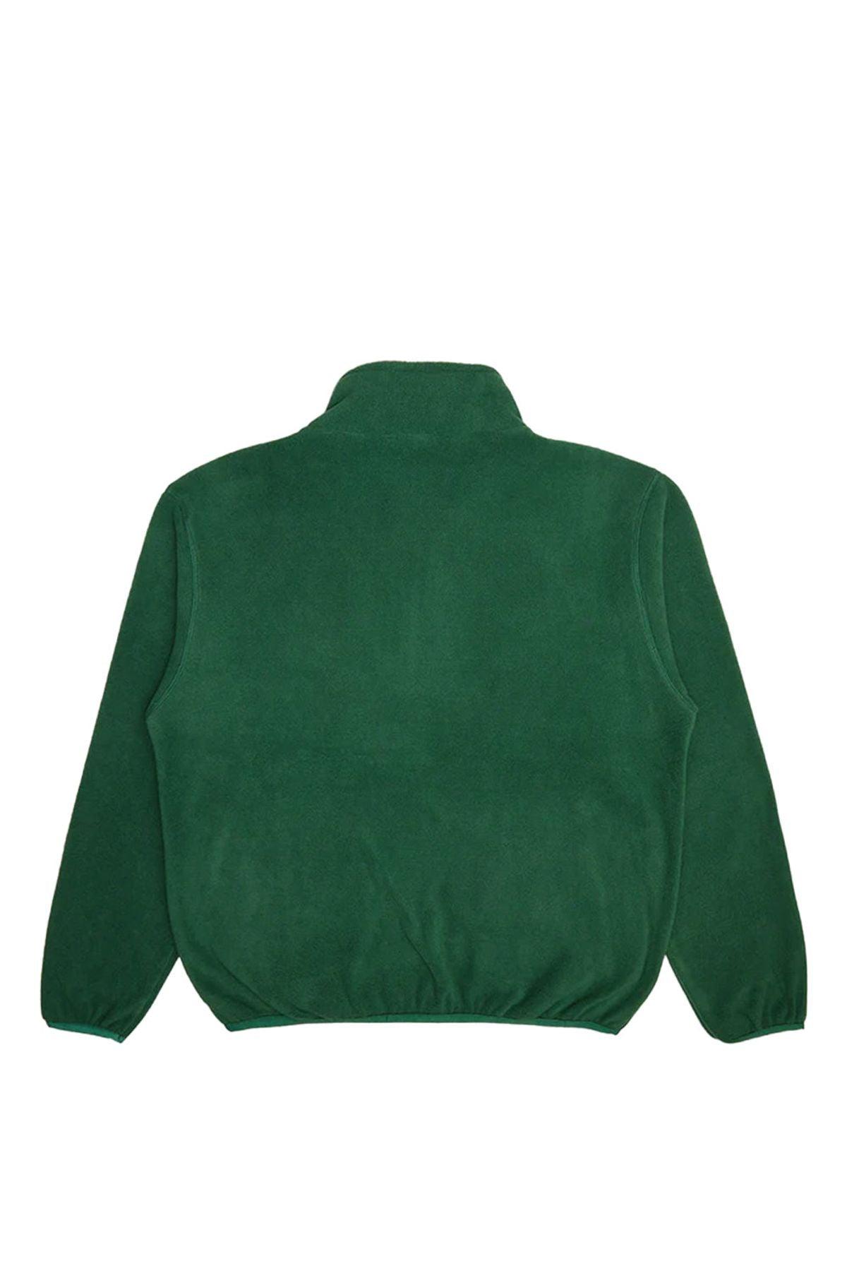 Deus-Munster Zip Polar Fleece Trek Green-Sweatshirts & Hoodies-5-Milagron.com