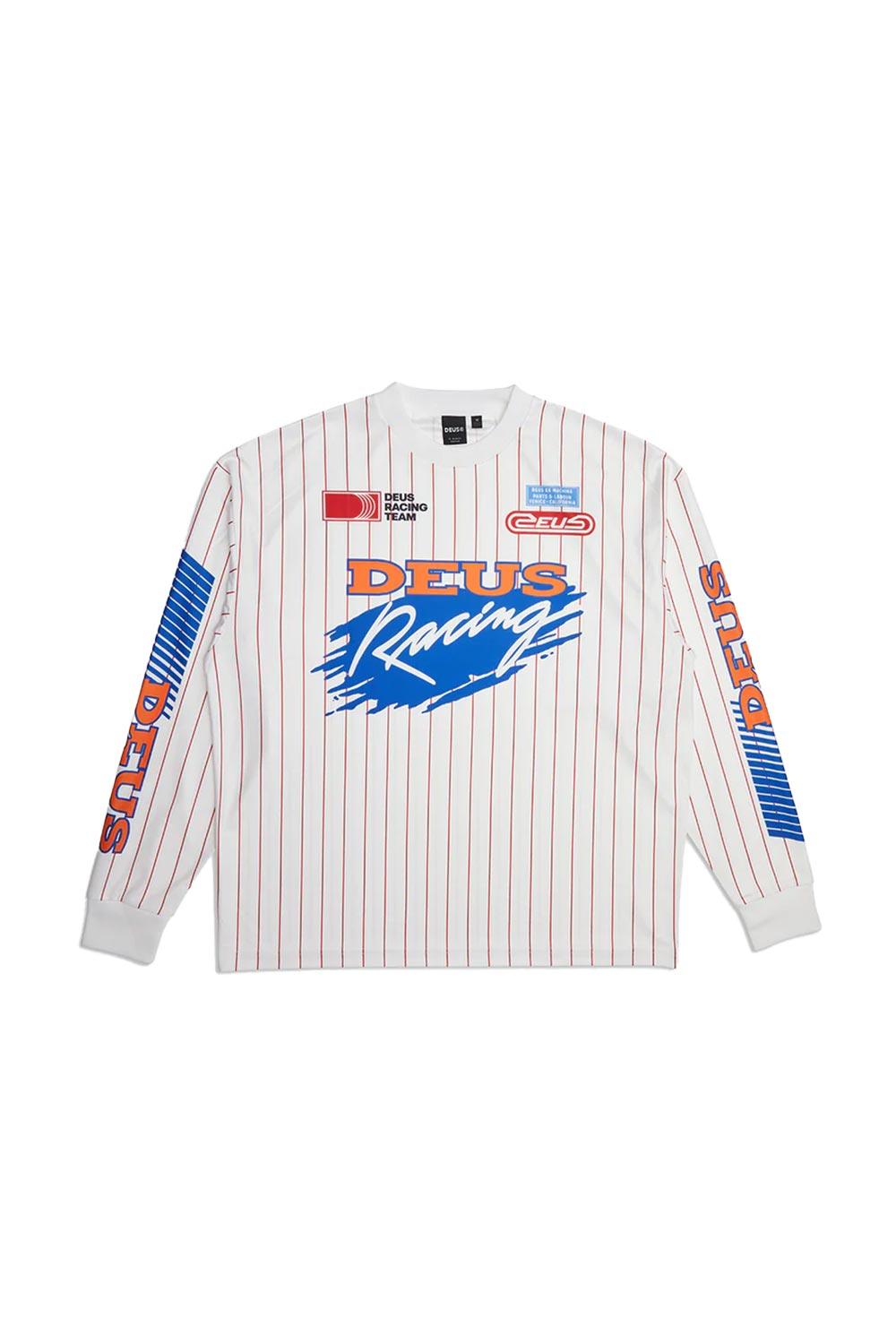 Deus-Trackstar Moto Jersey Vintage White-T-Shirts-6-Milagron.com