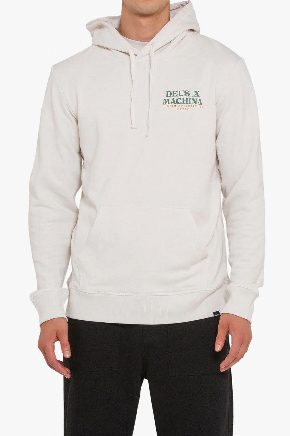 Deus-Unshore Hoodie Dirty White-Sweatshirts & Hoodies-1-Milagron.com
