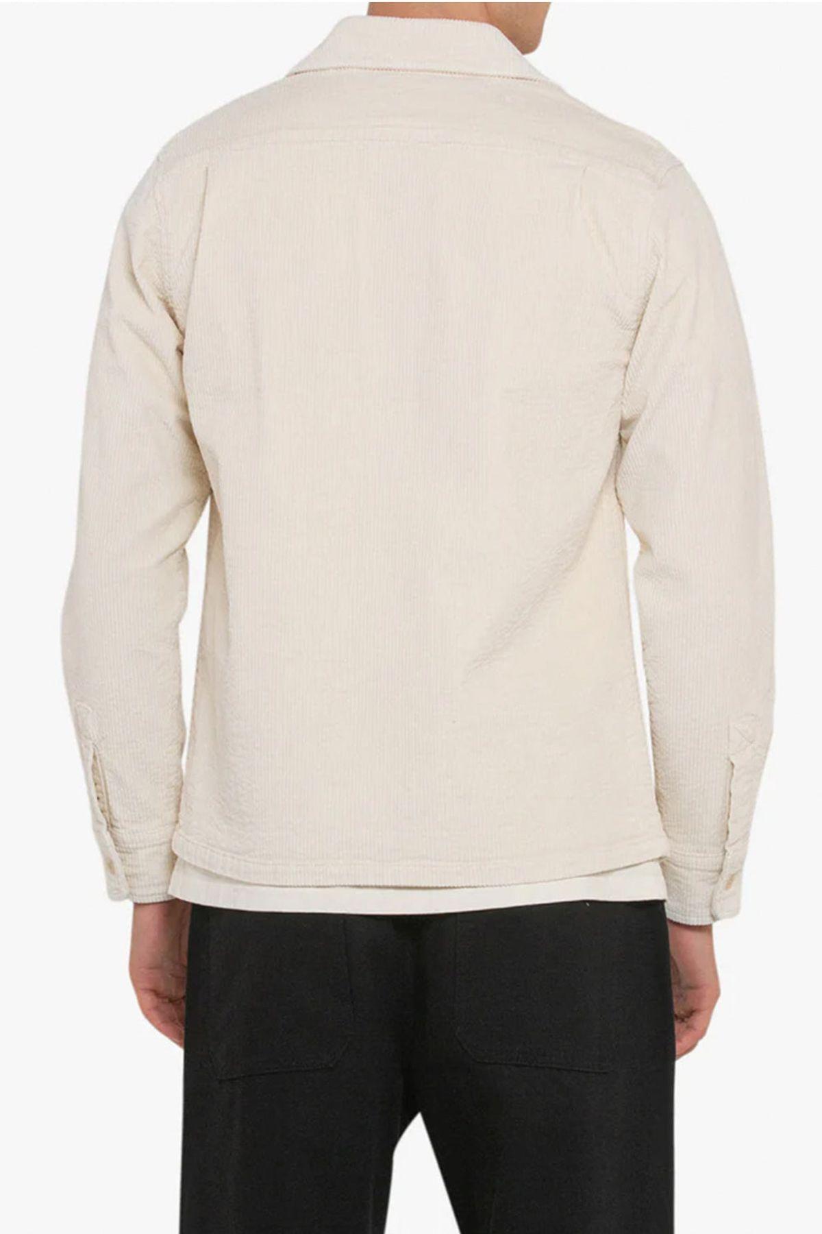 Deus-Vacay Cord Shirt Dirty White-Ceket-3-Milagron.com