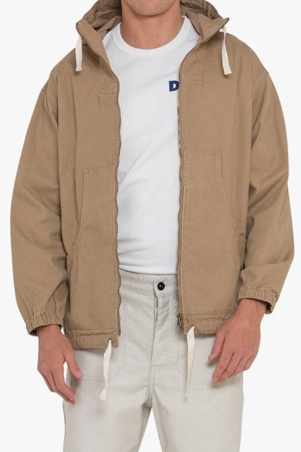 Deus-Waxed Landing Parka Tan-Kaban-1-Milagron.com