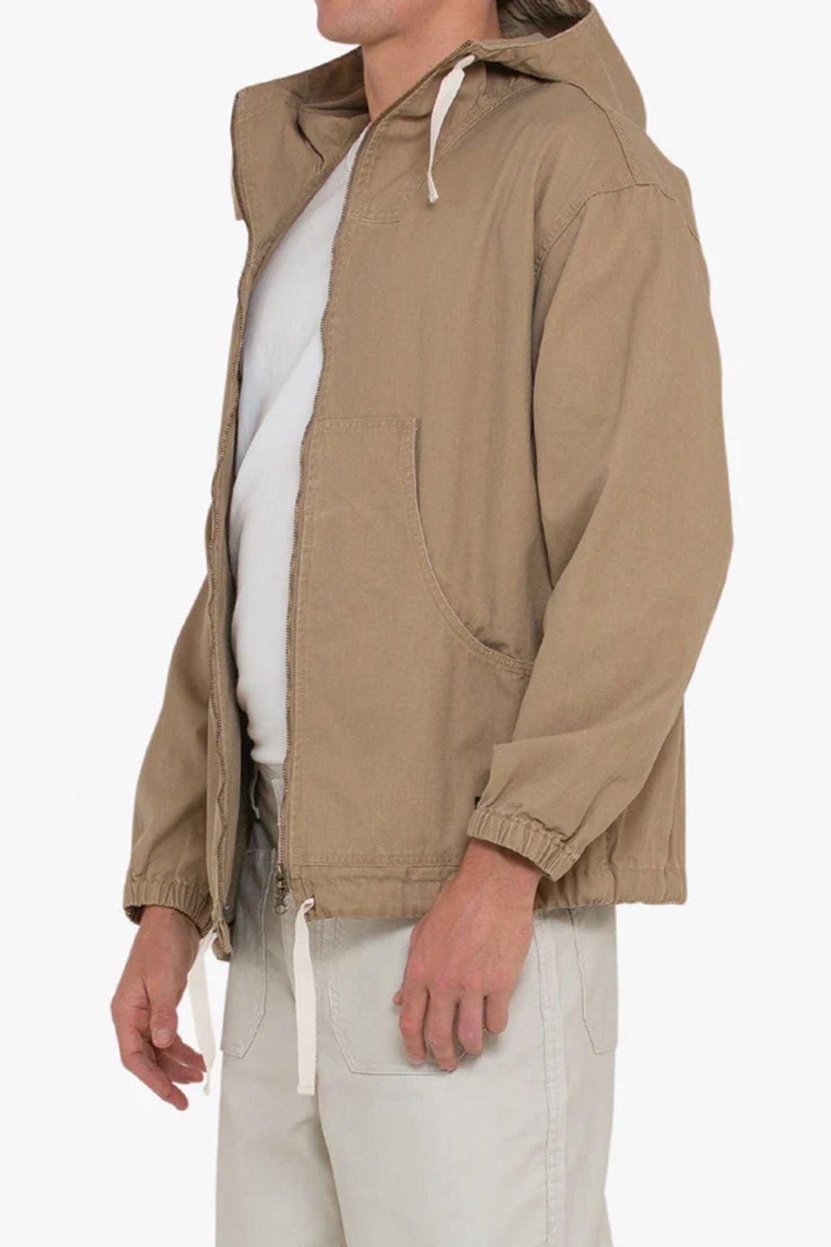 Deus-Waxed Landing Parka Tan-Kaban-2-Milagron.com