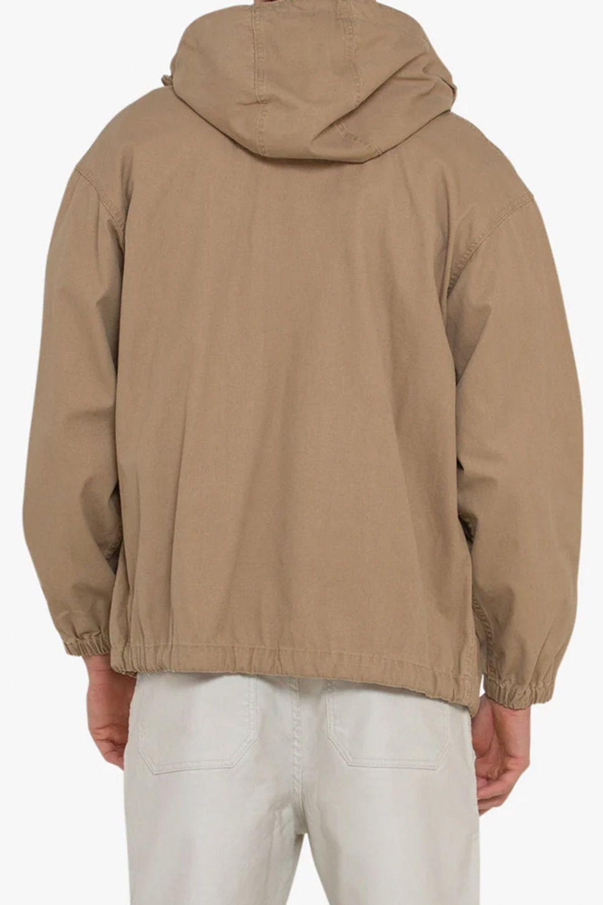 Deus-Waxed Landing Parka Tan-Kaban-3-Milagron.com