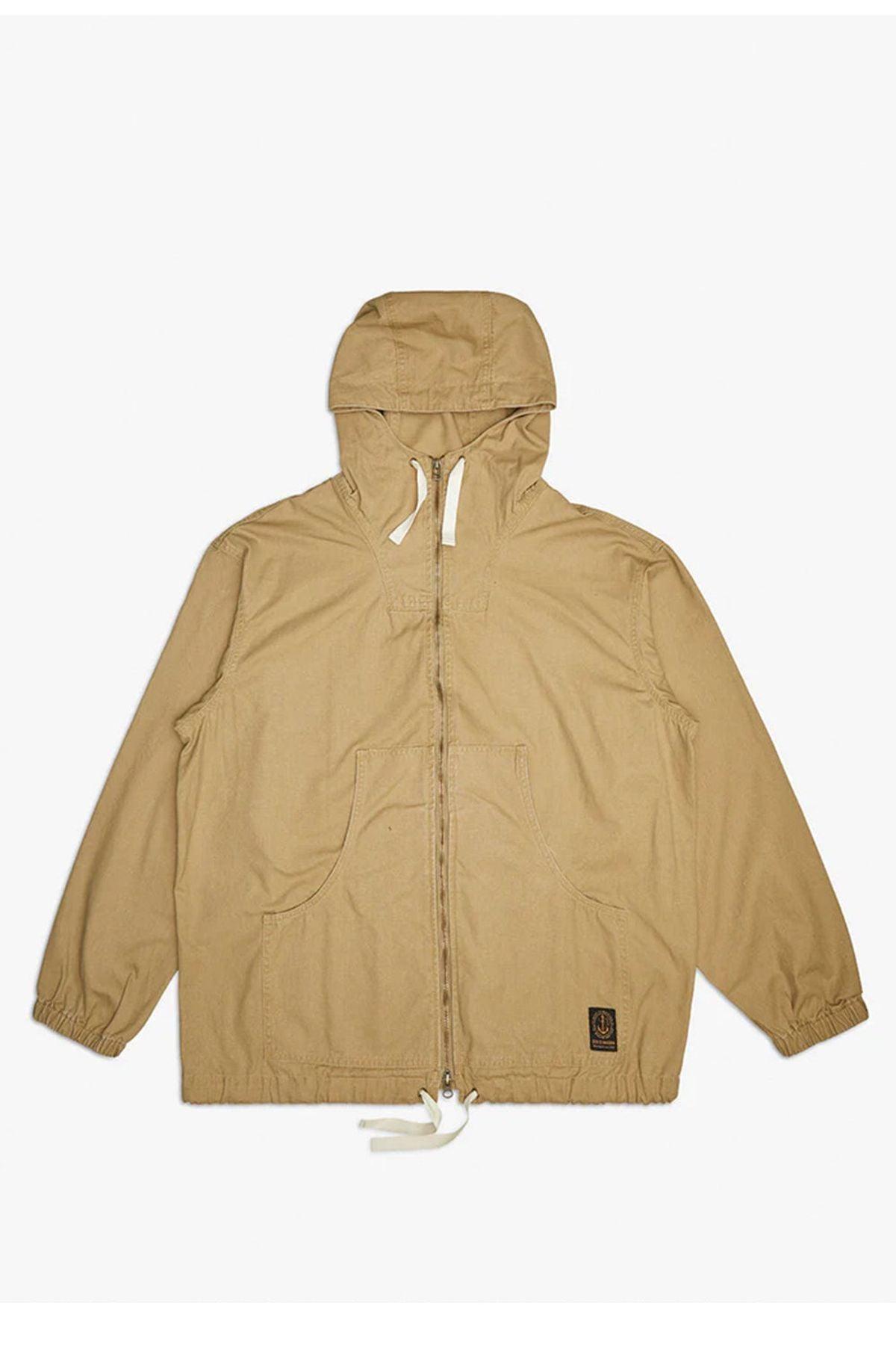 Deus-Waxed Landing Parka Tan-Kaban-4-Milagron.com