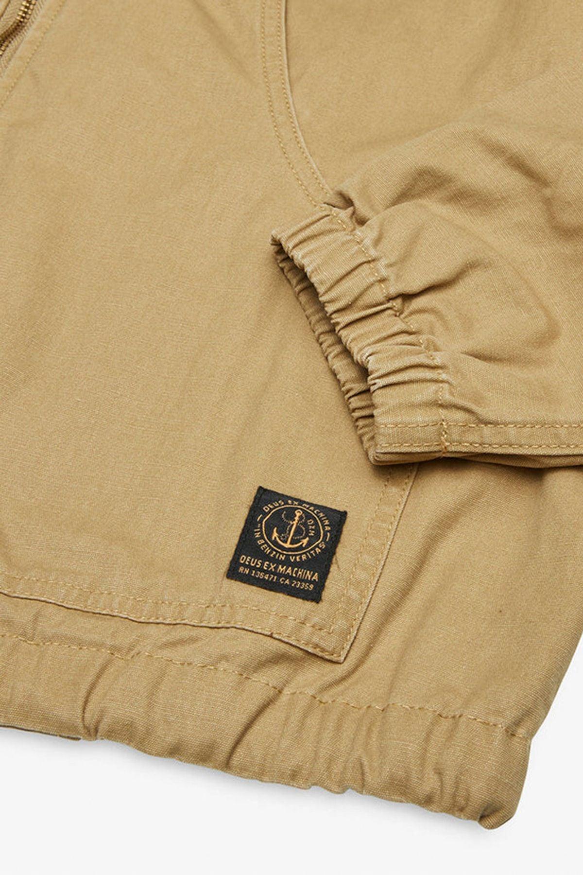 Deus-Waxed Landing Parka Tan-Kaban-7-Milagron.com