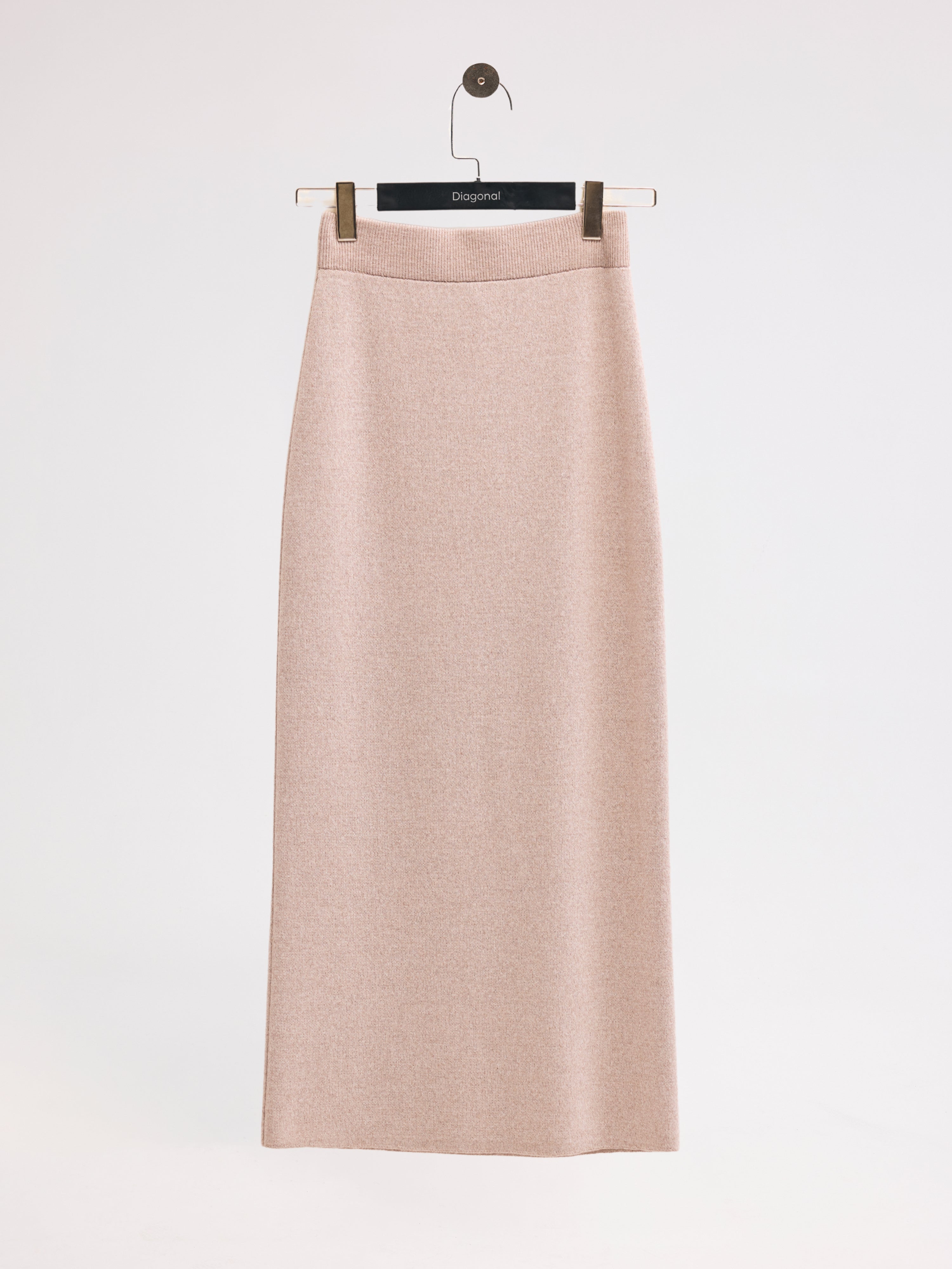 Diagonal-Bej Triko Etek-Etek-4-Milagron.com