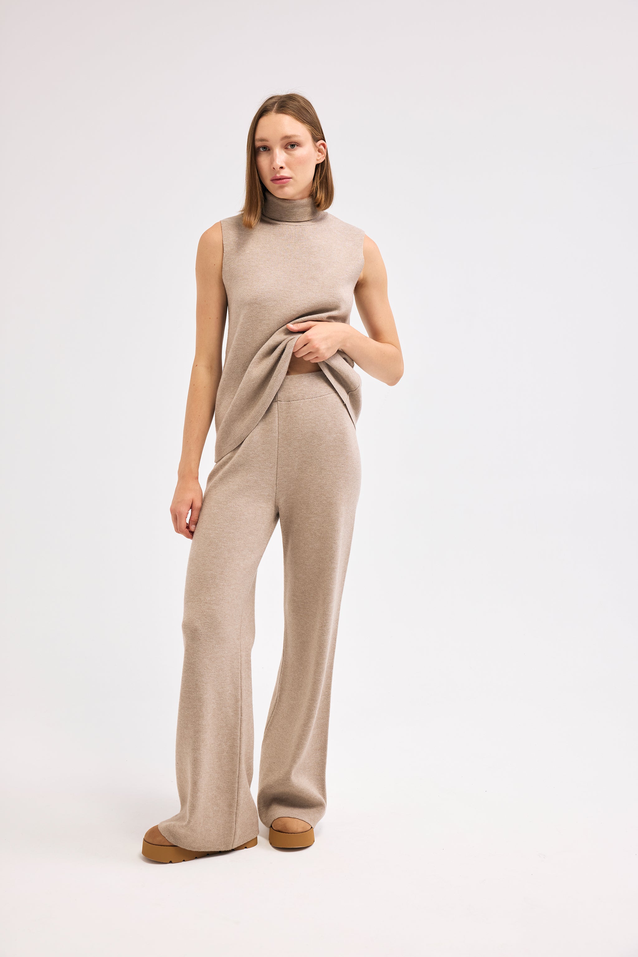 Diagonal-Triko Pantolon-Pantolon-1-Milagron.com