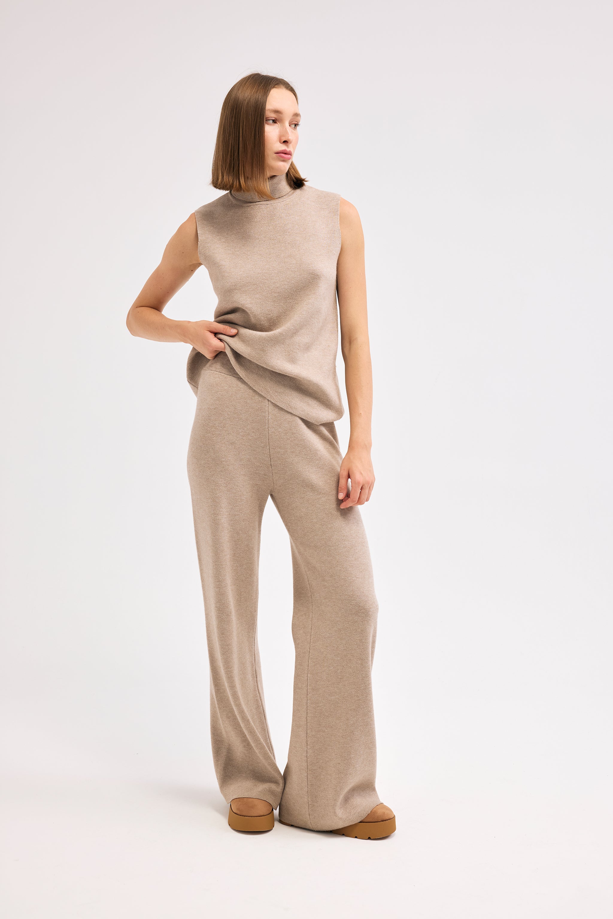 Diagonal-Triko Pantolon-Pantolon-2-Milagron.com