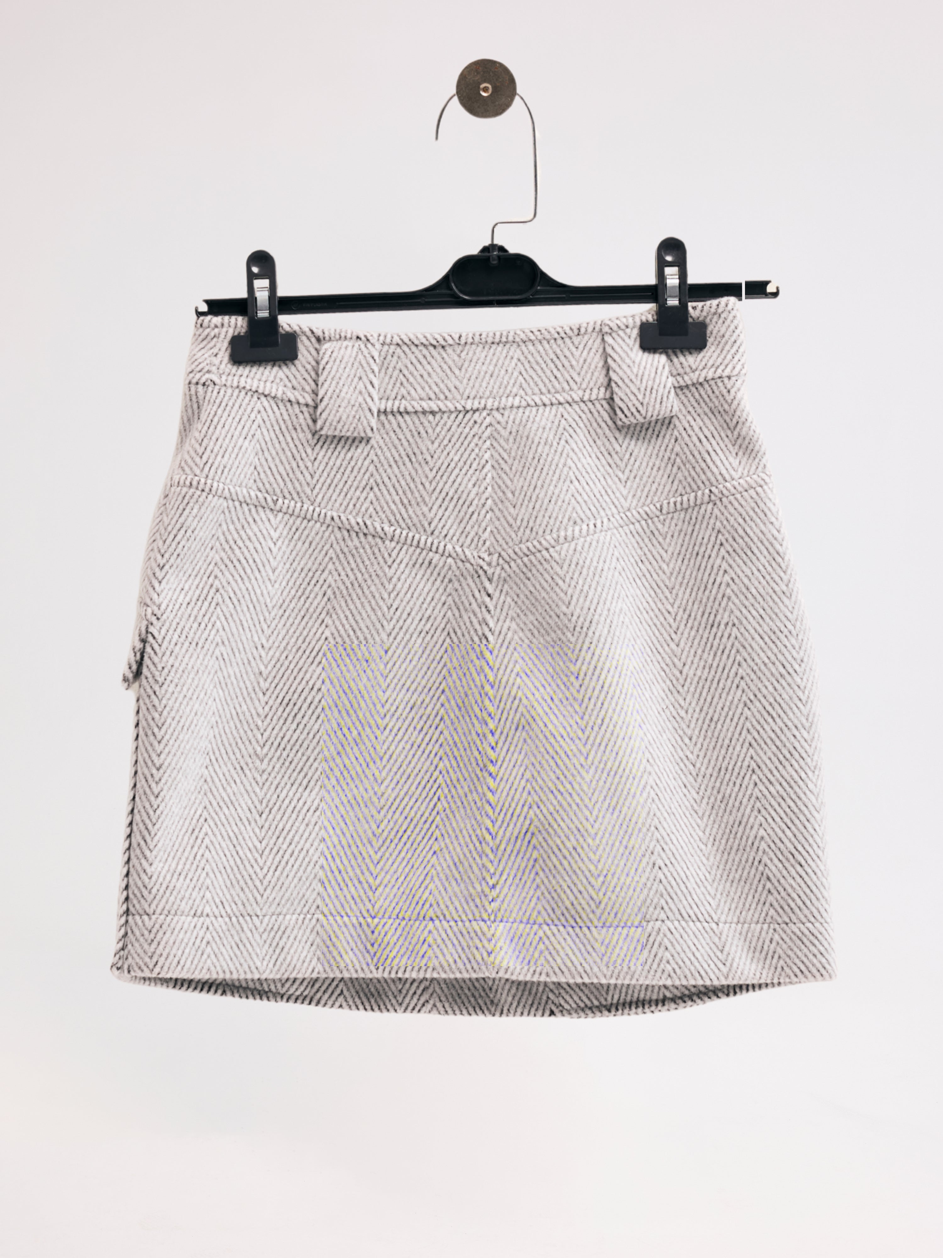 Diagonal-Cepli Gri Etek-Etek-6-Milagron.com