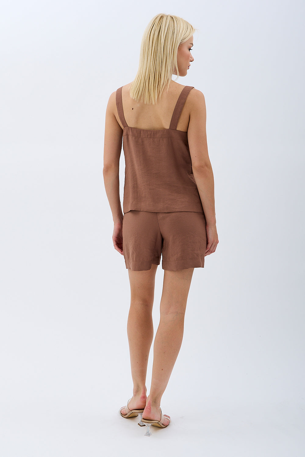 Diagonal-Cepli Rahat Kesim Şort-Şort-7-Milagron.com