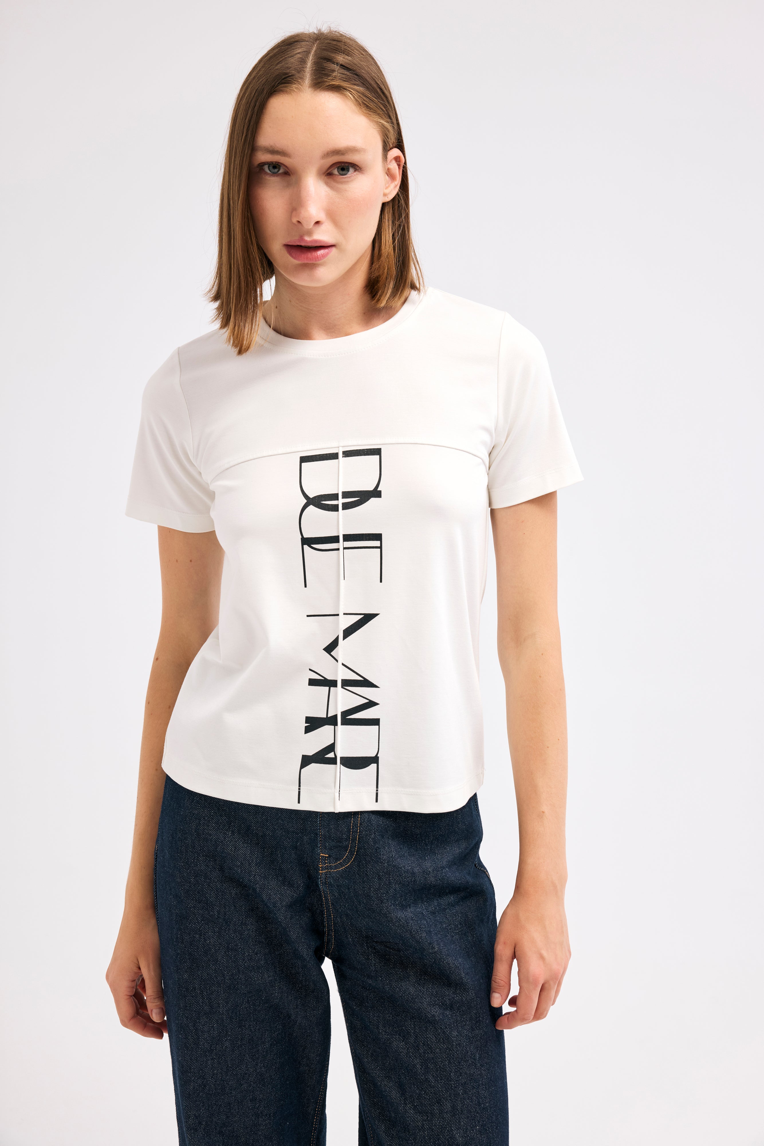 Diagonal-Due Mare Tişört-T-SHIRT-2-Milagron.com