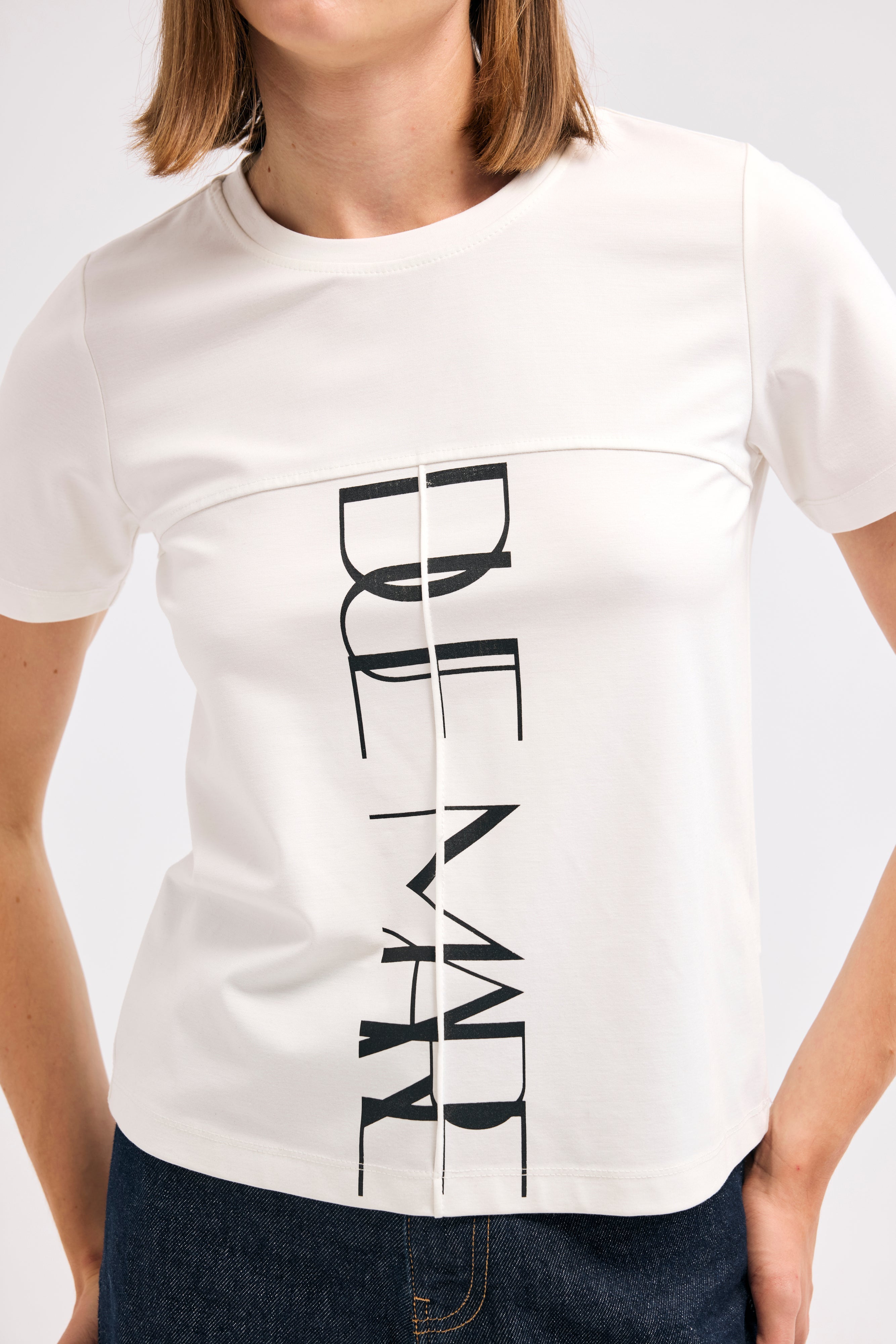 Diagonal-Due Mare Tişört-T-SHIRT-3-Milagron.com