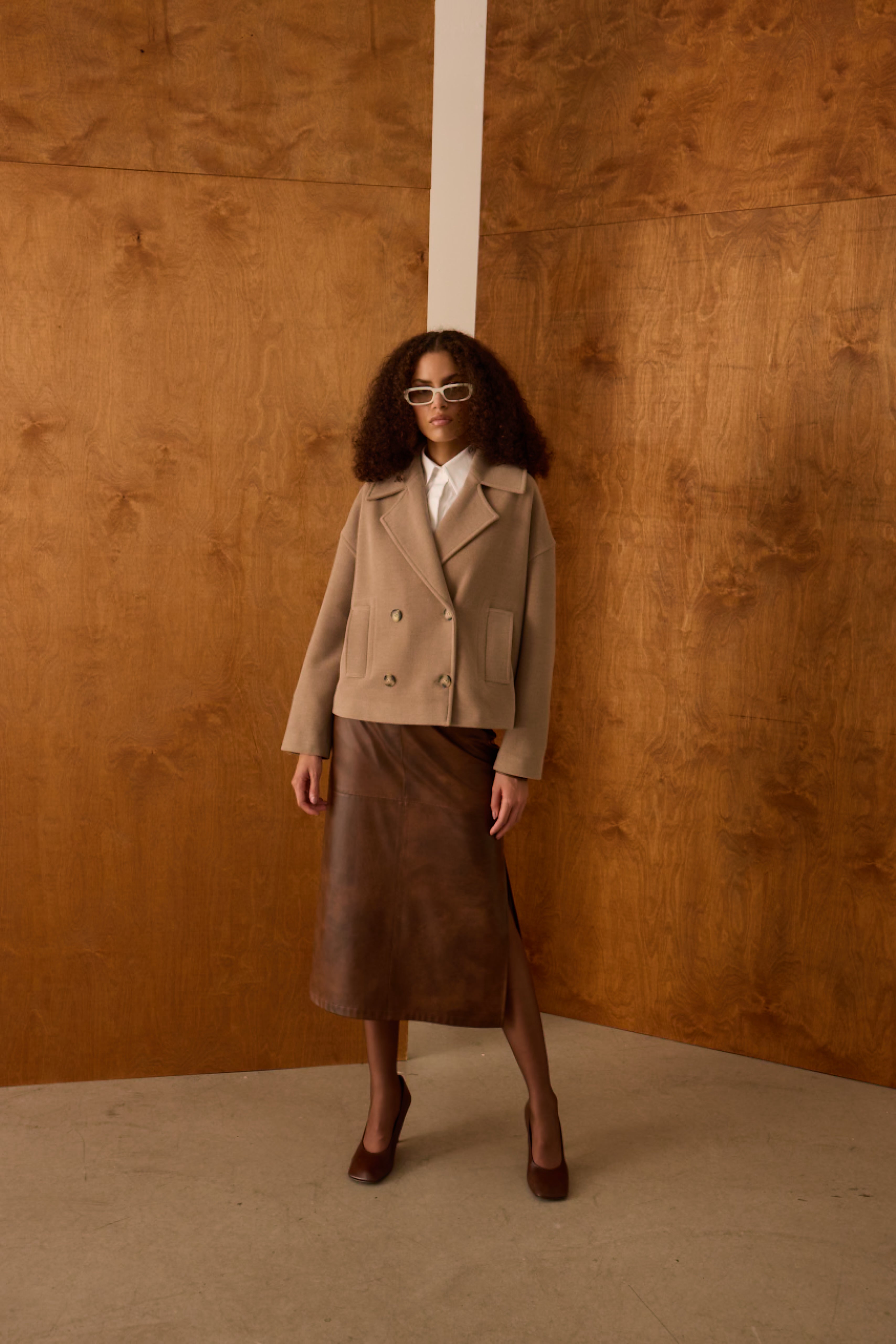 Diagonal-Deri Kalem Kahverengi Etek-Etek-2-Milagron.com