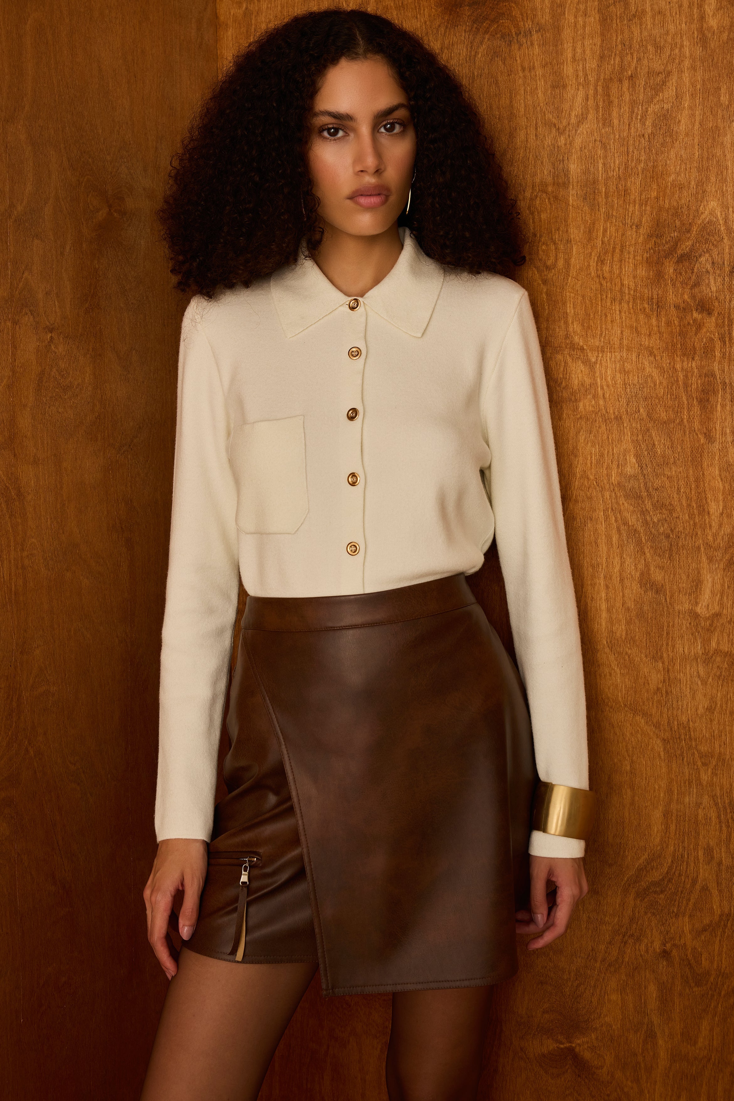 Diagonal-Deri Mini Kahverengi Etek-Etek-1-Milagron.com