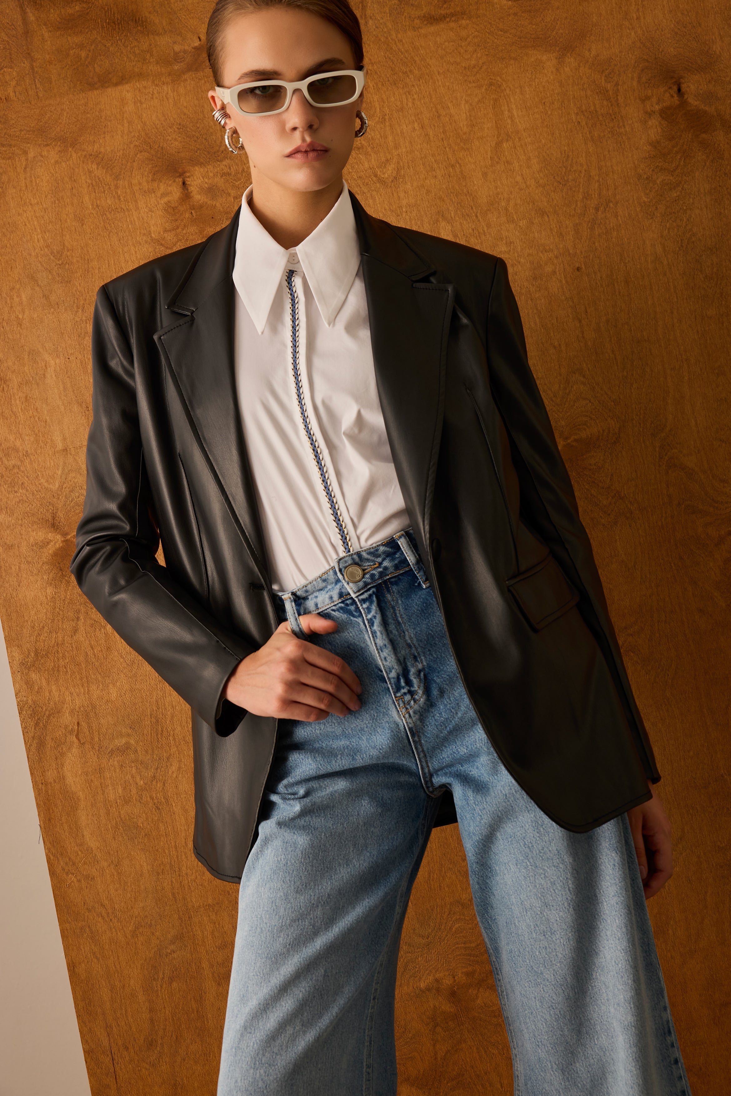 Diagonal-Deri Siyah Ceket-Ceket-10-Milagron.com