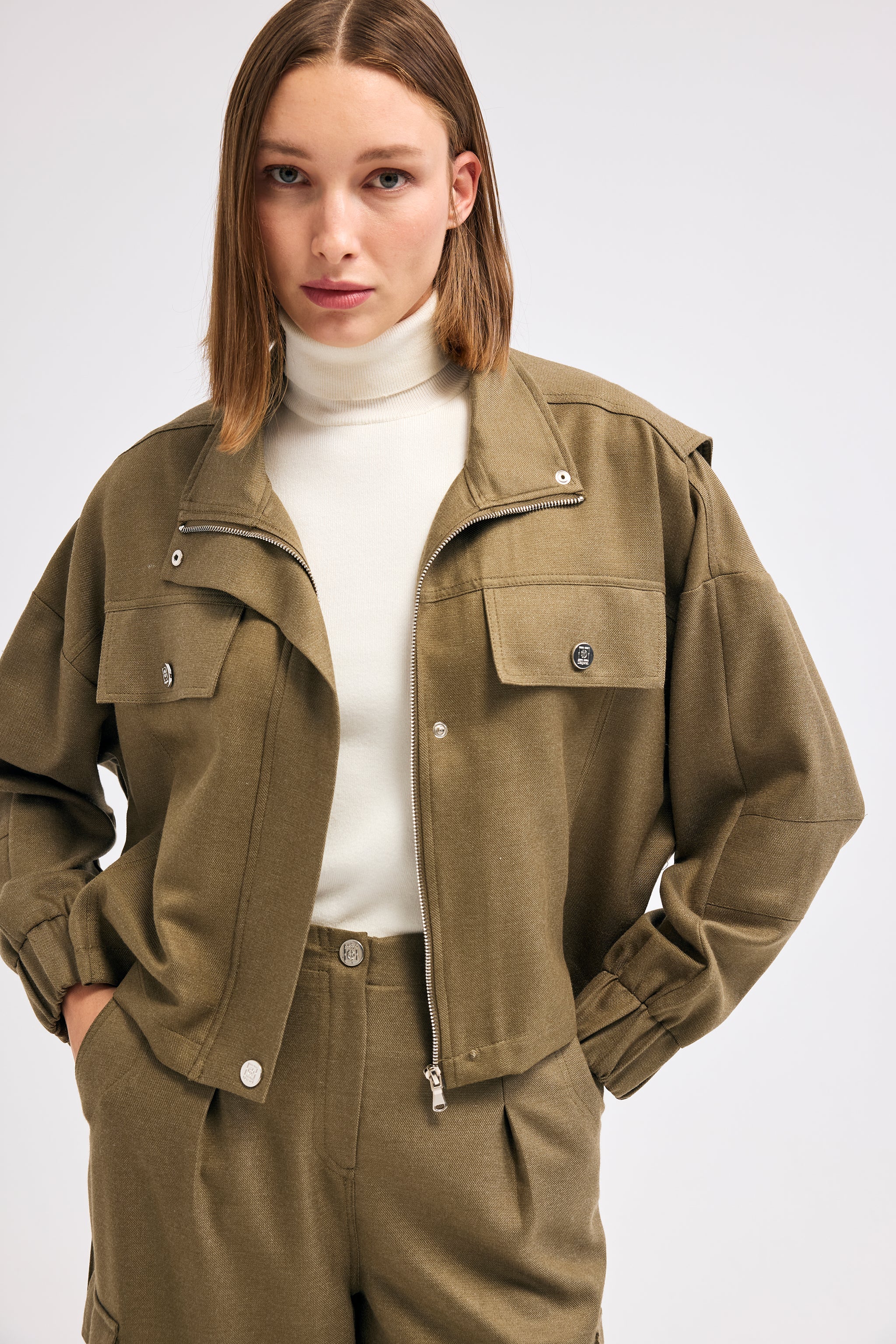 Diagonal-Bomber Ceket-Ceket-11-Milagron.com