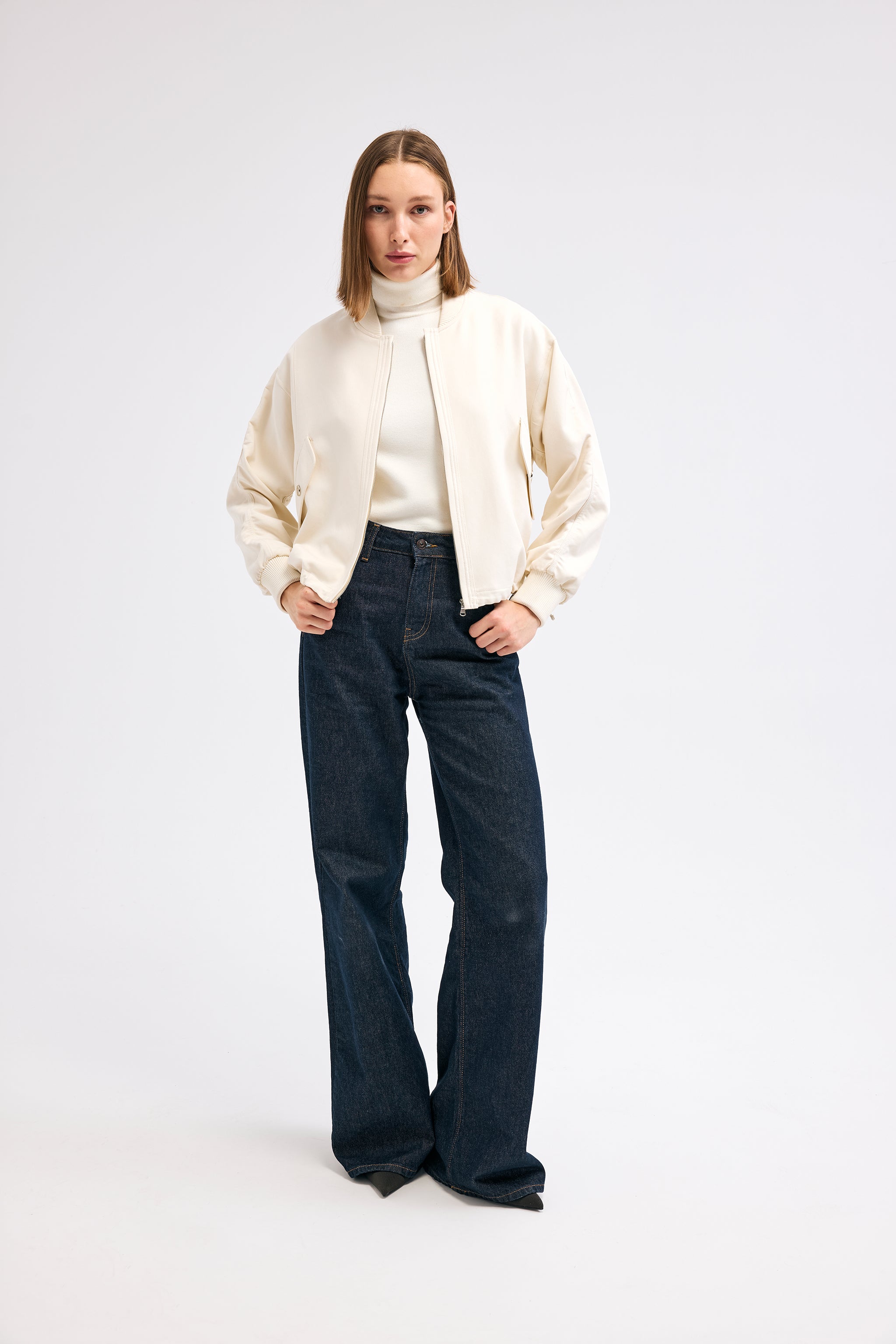 Diagonal-Bomber Ceket-Ceket-3-Milagron.com