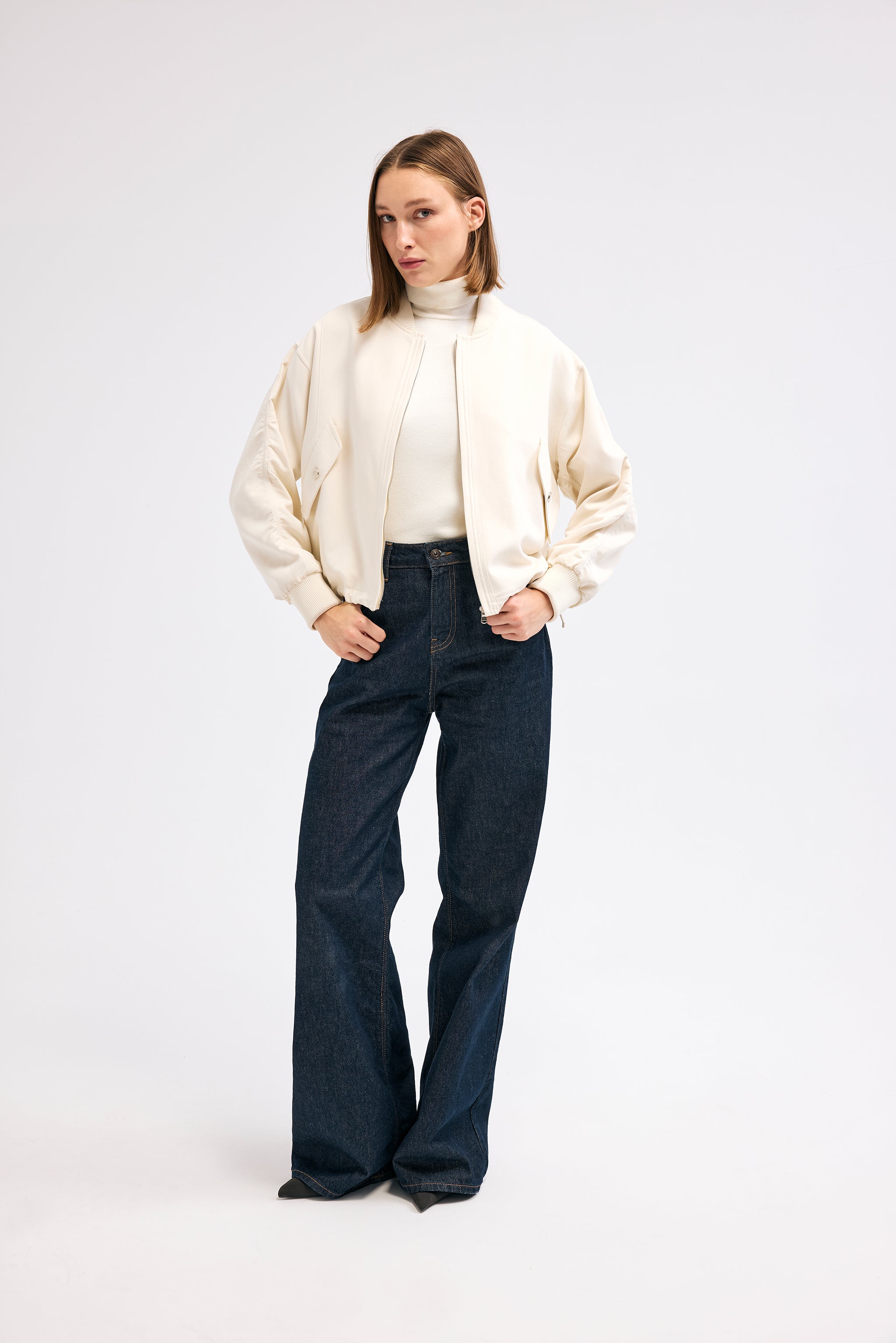 Diagonal-Bomber Ceket-Ceket-5-Milagron.com