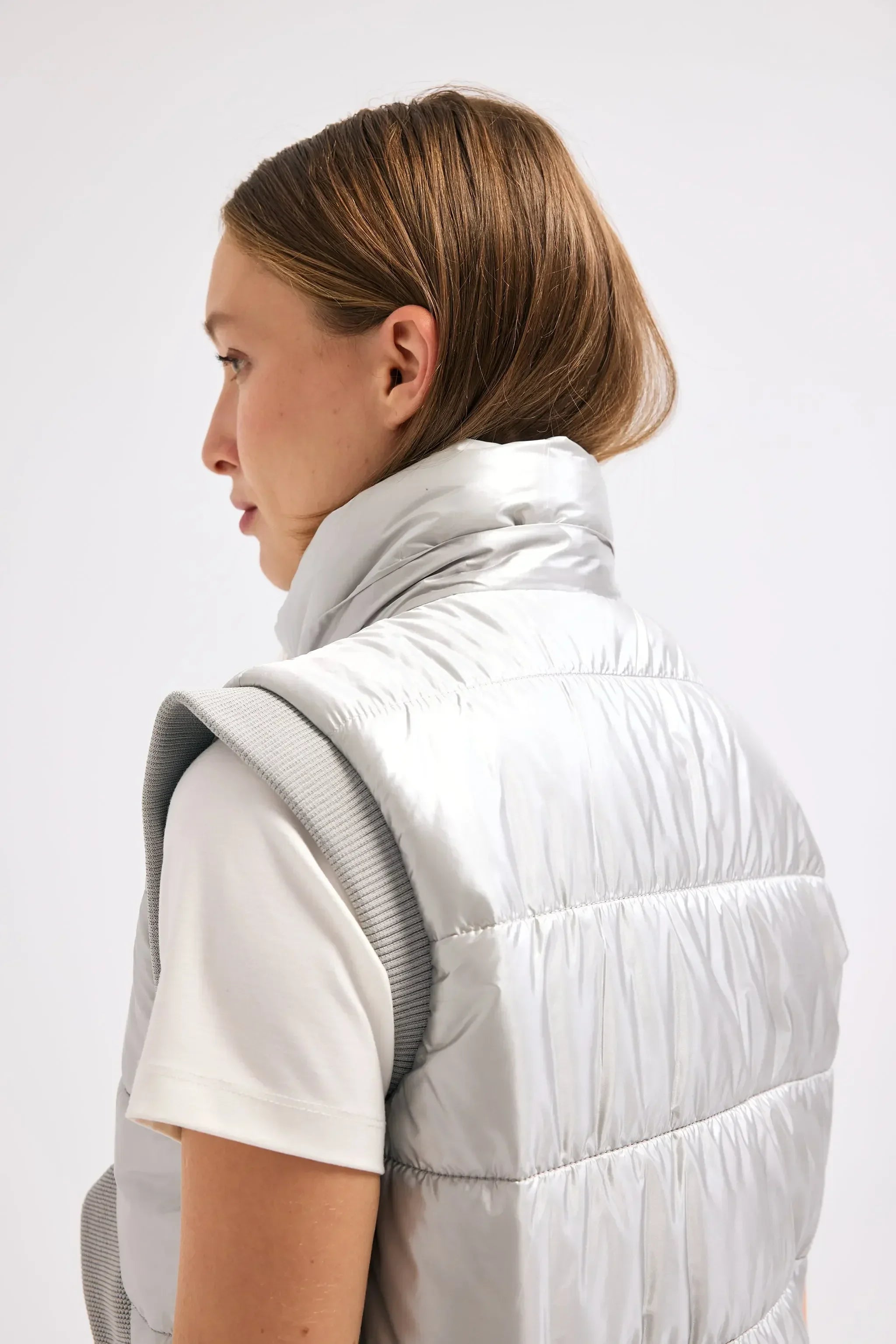 Diagonal-Gri Şişme Yelek-Yelek-6-Milagron.com