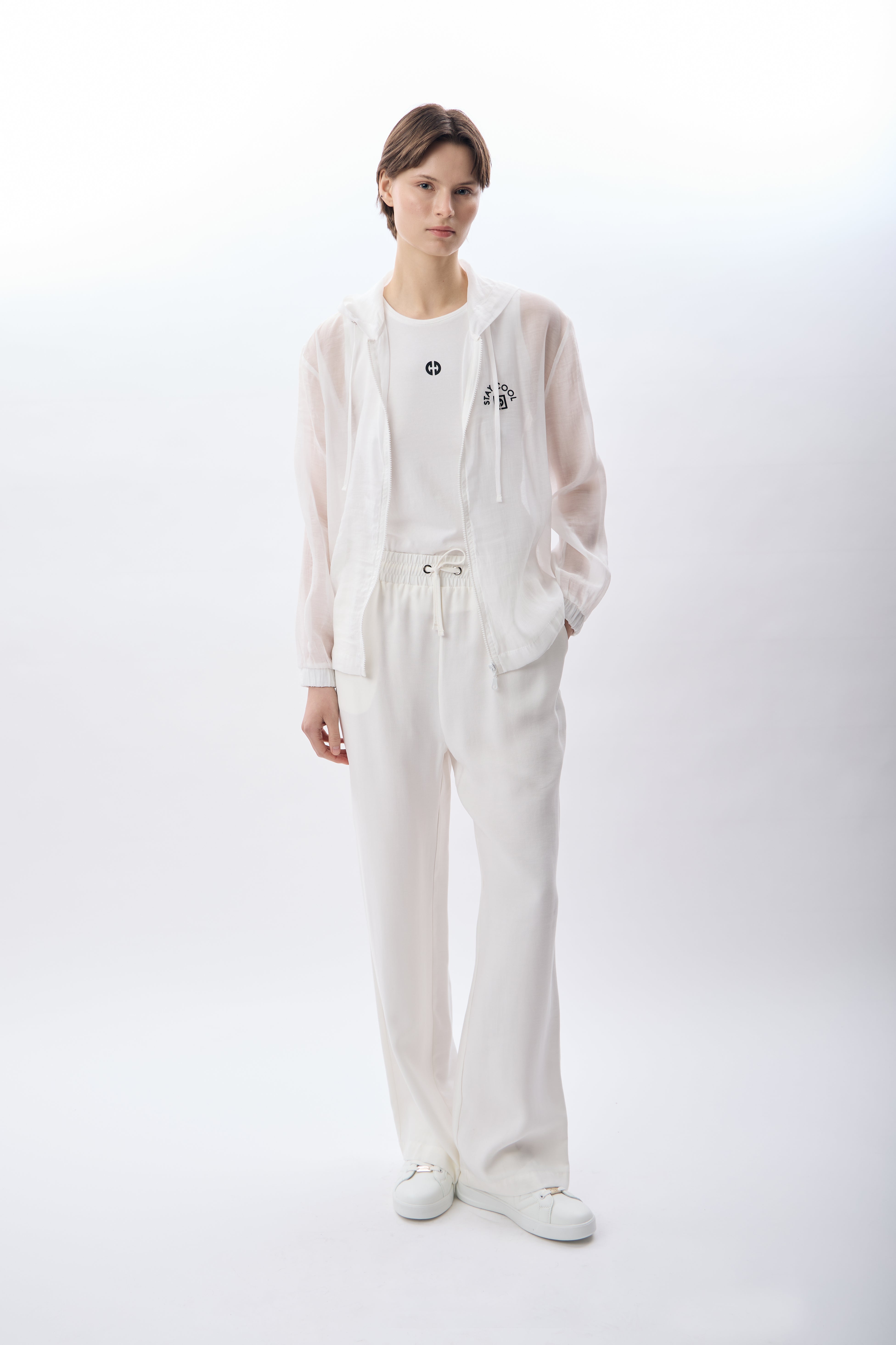 Diagonal-İnce Dokuma Düz Paça Pantolon-Pantolon-1-Milagron.com