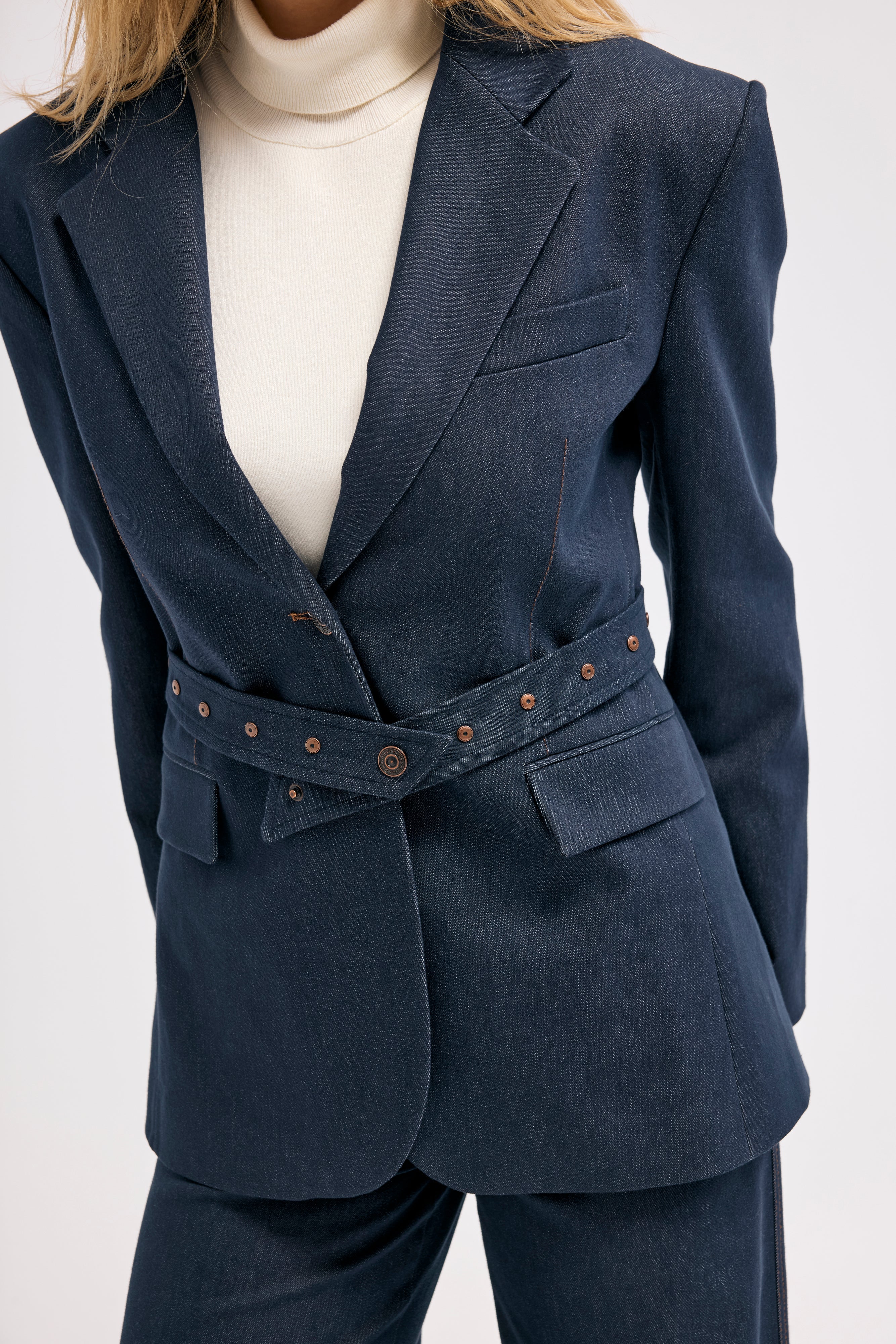 Diagonal-Kemerli Ceket-Ceket-2-Milagron.com