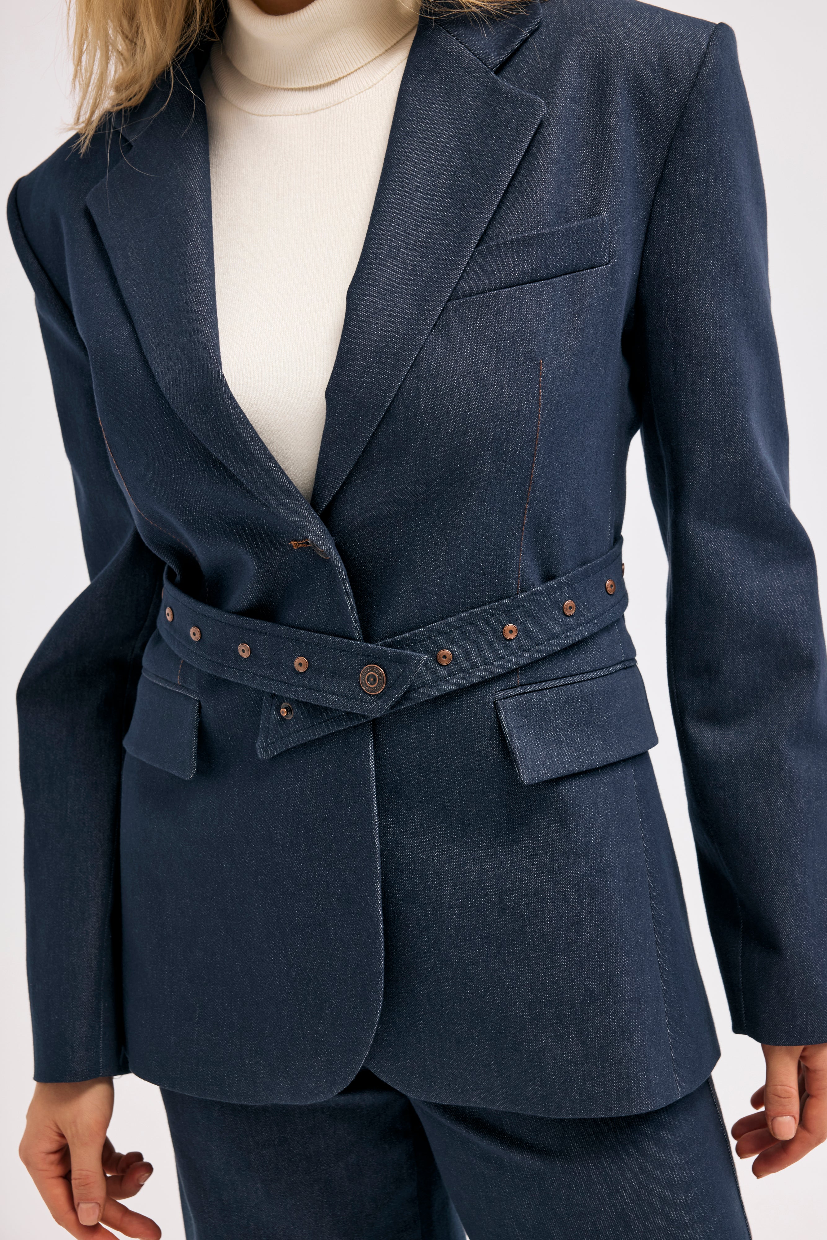 Diagonal-Kemerli Ceket-Ceket-6-Milagron.com