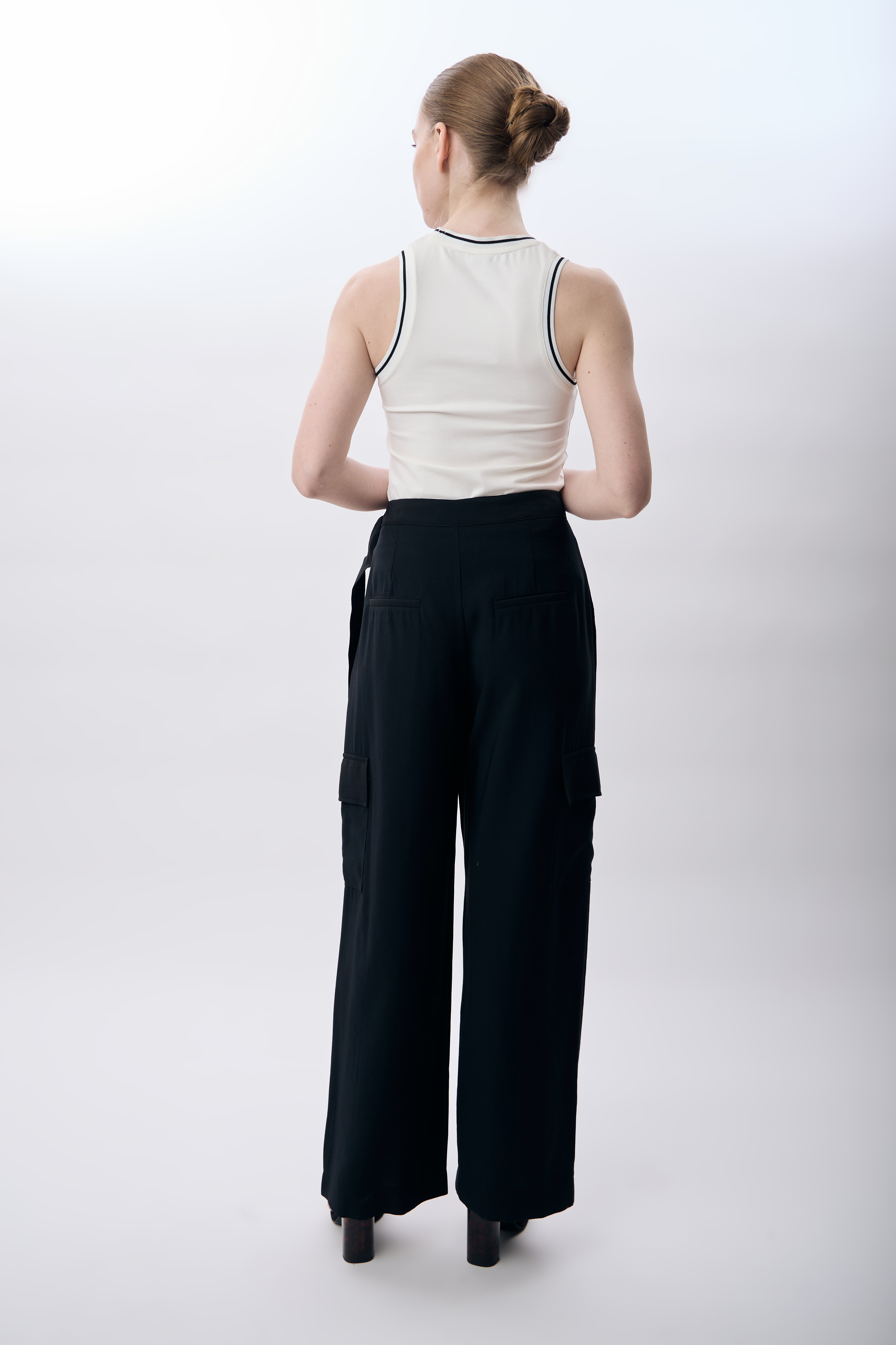 Diagonal-Kemerli Salaş Pantolon-Pantolon-3-Milagron.com