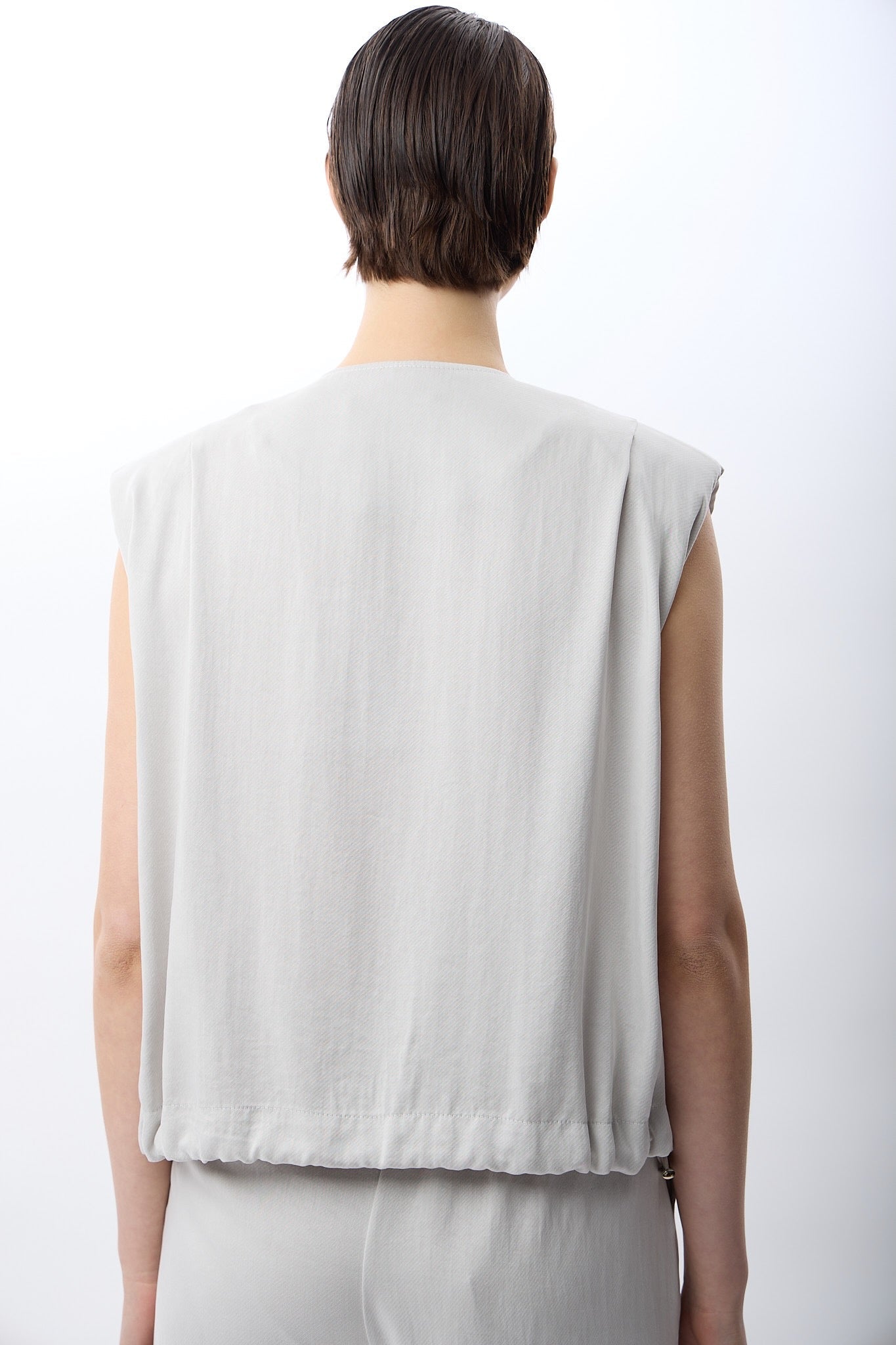 Diagonal-Metal çıtçıtlı Kısa Yelek-Yelek-3-Milagron.com