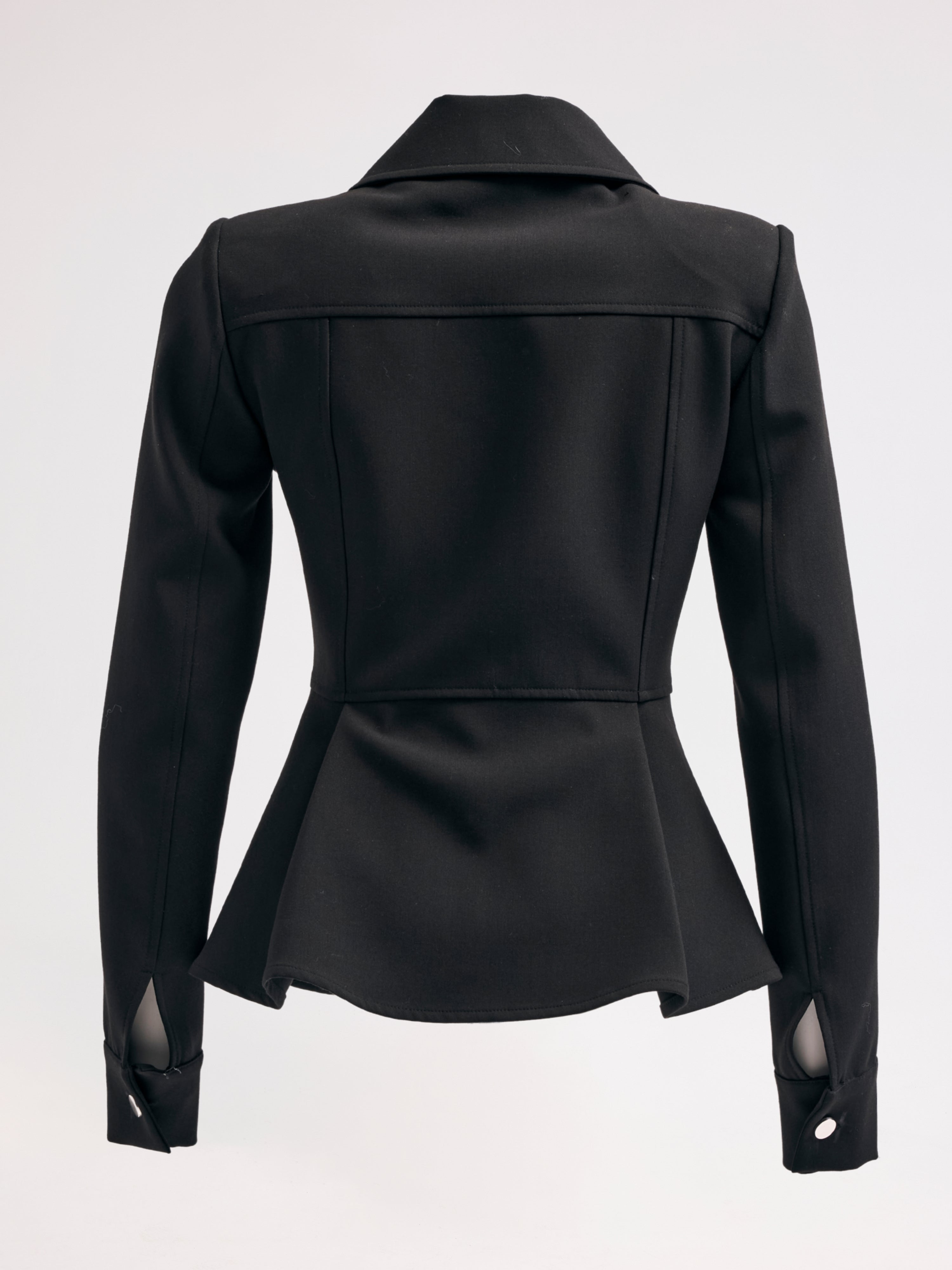 Diagonal-Fermuarlı Blazer Ceket-Ceket-8-Milagron.com