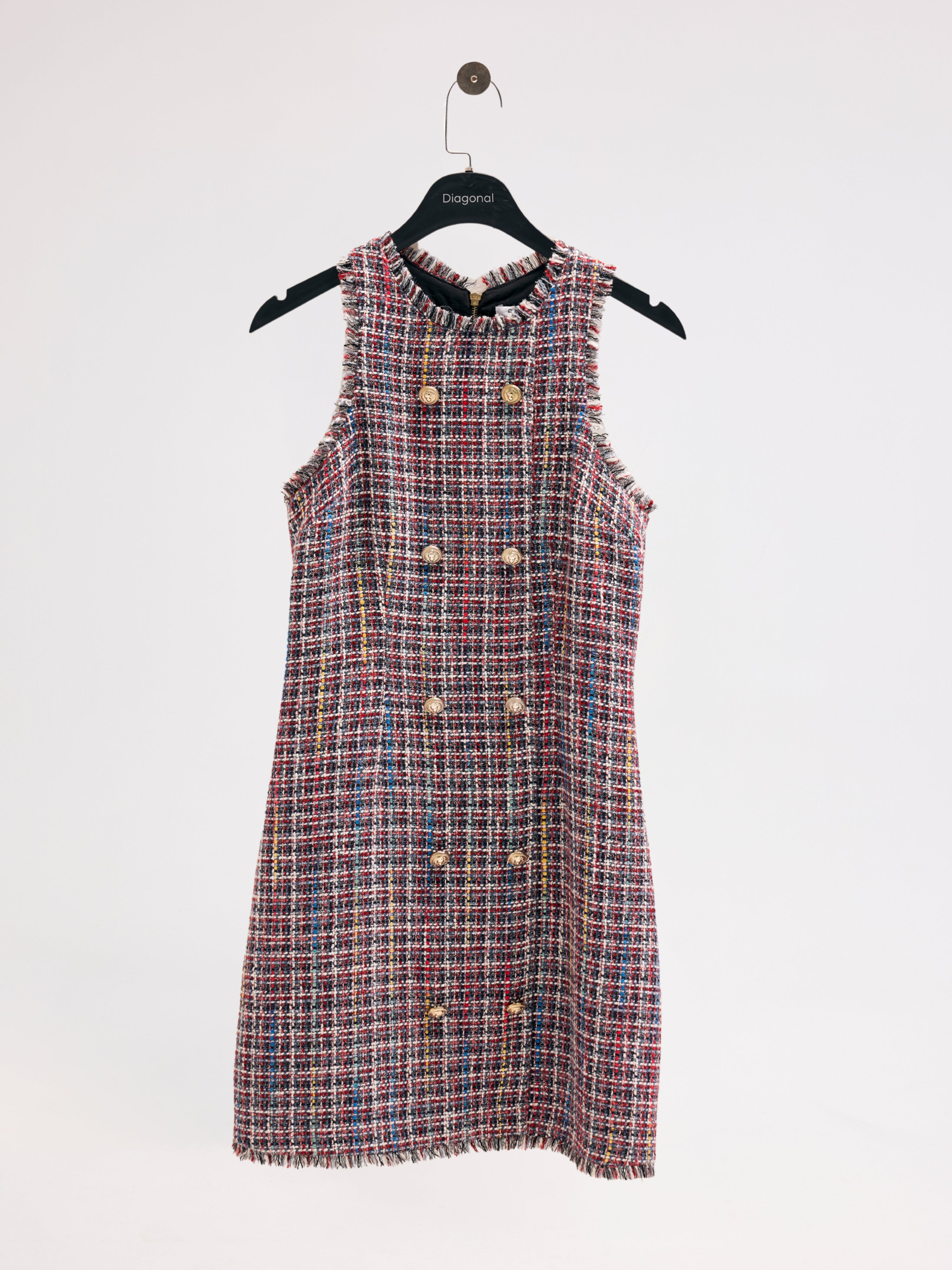 Diagonal-Tüvit Askılı Elbise-Elbise-10-Milagron.com