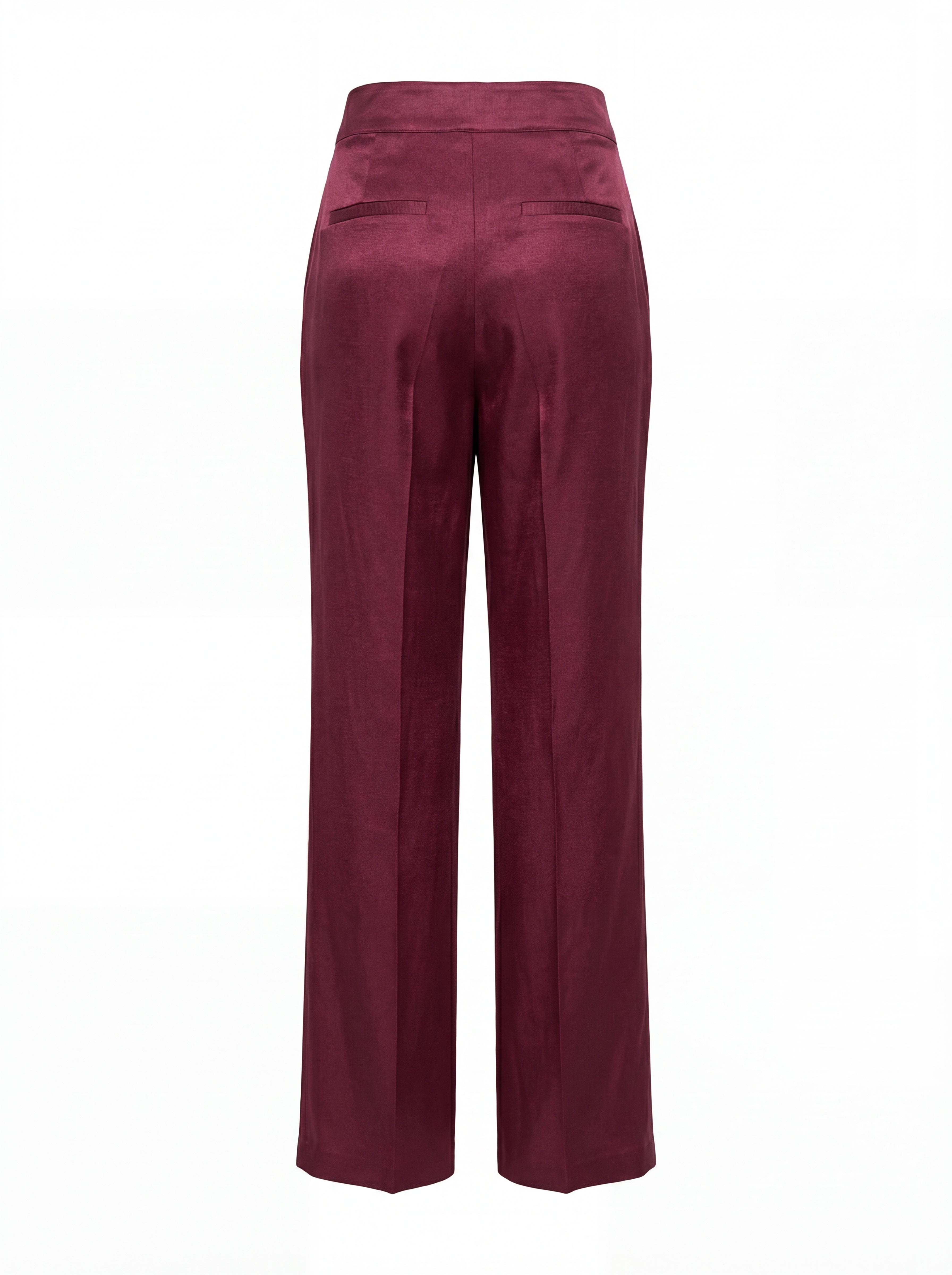 Yüksek Bel Pantolon Bordo