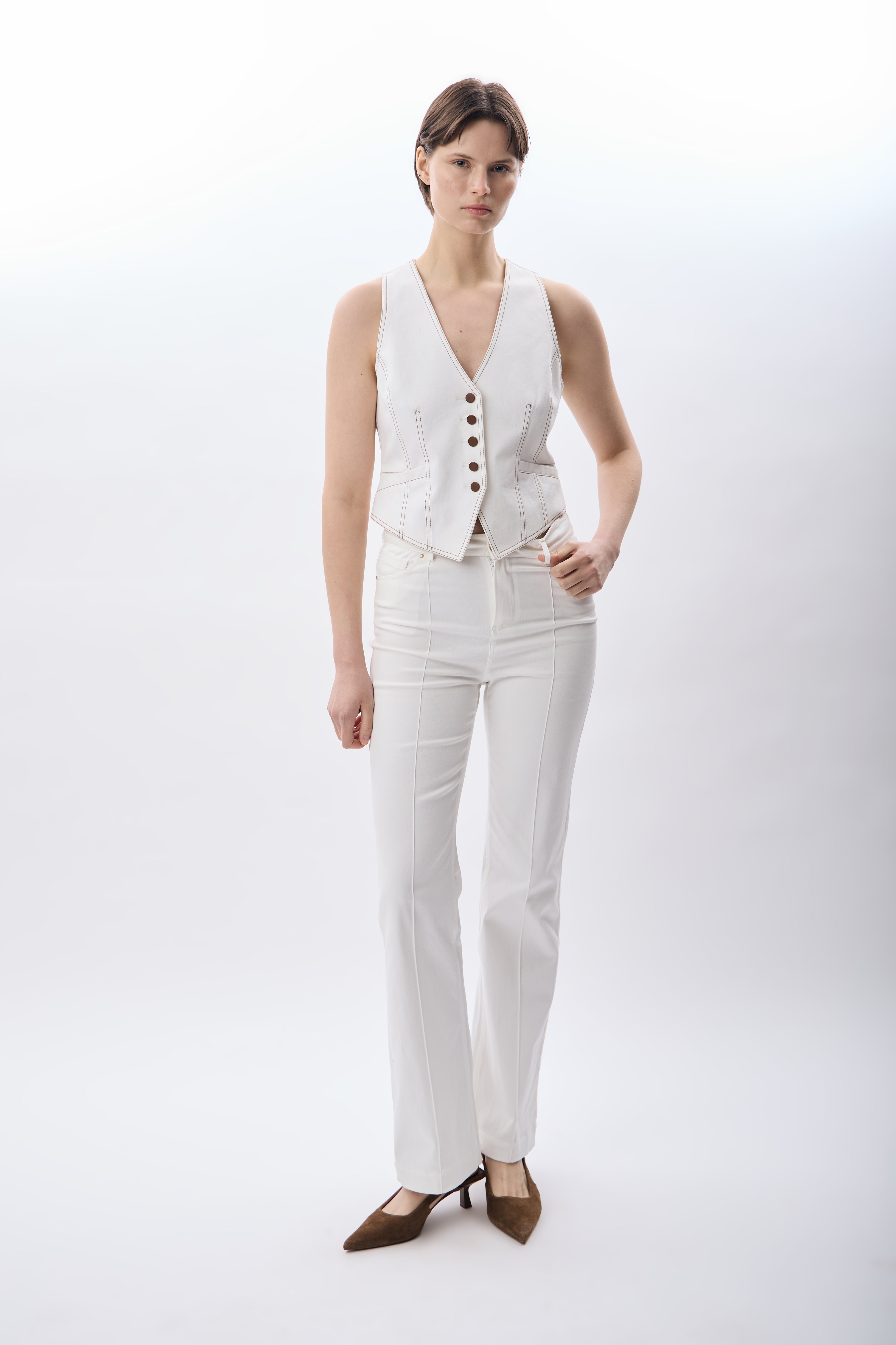 Diagonal-Yüksek Bel Pantolon-Pantolon-8-Milagron.com