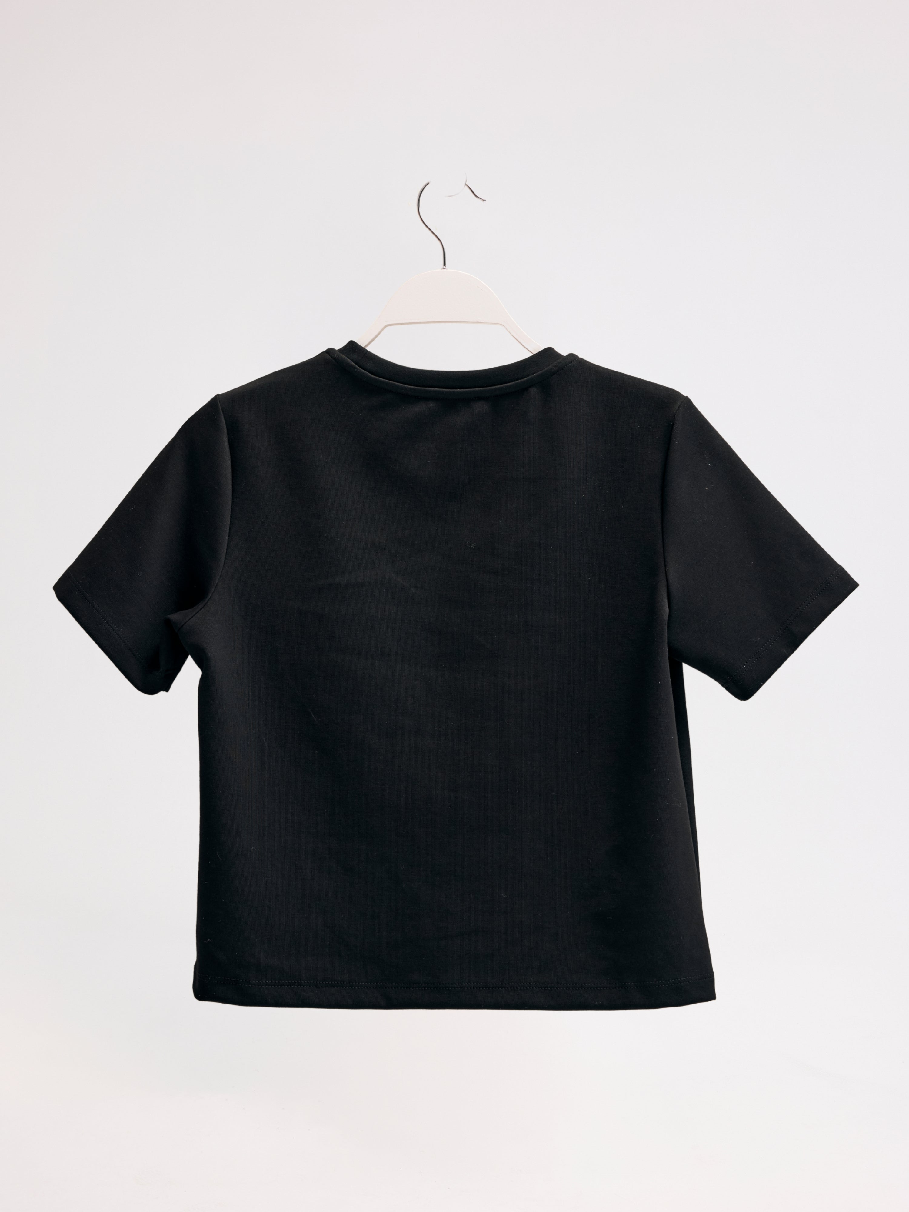 Diagonal-Bisiklet Yaka Tişört-T-SHIRT-12-Milagron.com