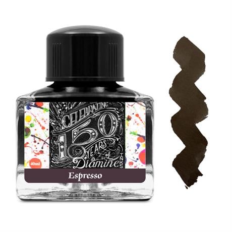 Diamine-Diamine 150th Anniversary Collection şişe Mürekkep 40ml Espresso-Mürekkep-1-Milagron.com