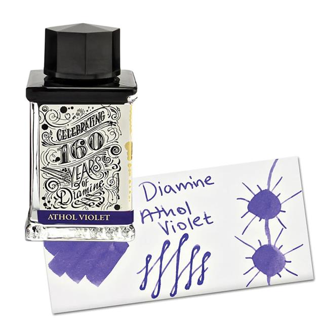 Diamine-Diamine 160. Yıl Dolma Kalem Mürekkebi 75 Ml. Athol Violet-Mürekkep-1-Milagron.com