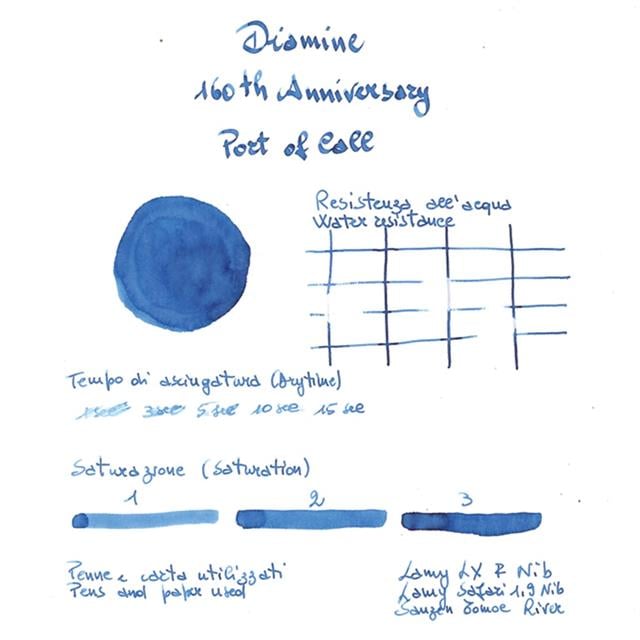 Diamine-Diamine 160. Yıl Dolma Kalem Mürekkebi 75 Ml. Port Of Call-Mürekkep-2-Milagron.com