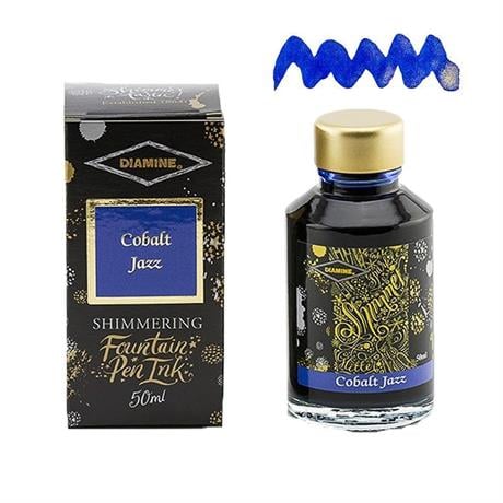 Diamine-Diamine Ink Shimmering Mürekkep Cobalt Jazz 2018-Mürekkep-1-Milagron.com