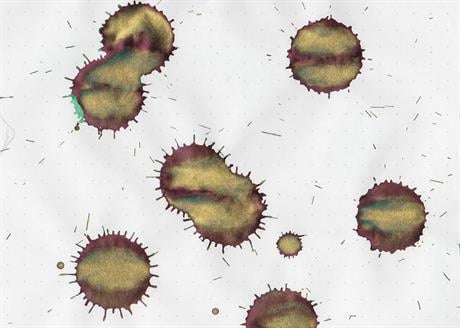 Diamine-Diamine Ink Shimmering Mürekkep Golden Ivy 2018-Mürekkep-6-Milagron.com