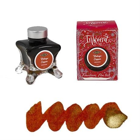 Diamine-Diamine Inkvent Red Shimmer Vintage Copper Mürekkep 2022-Mürekkep-4-Milagron.com
